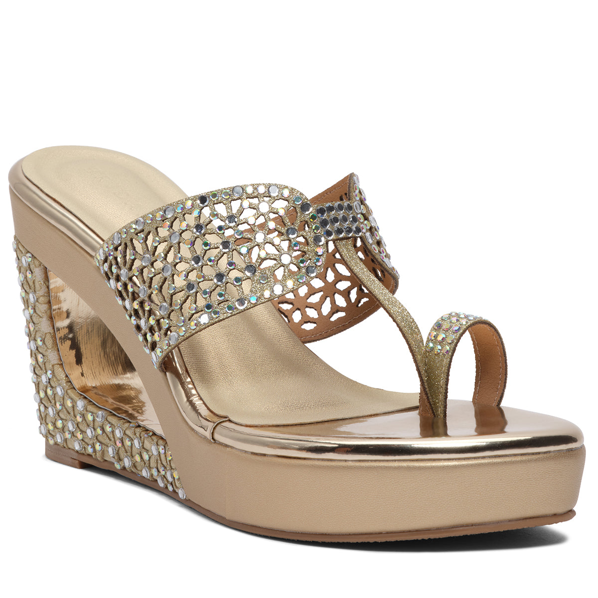 Sheiza Embellished Wedges