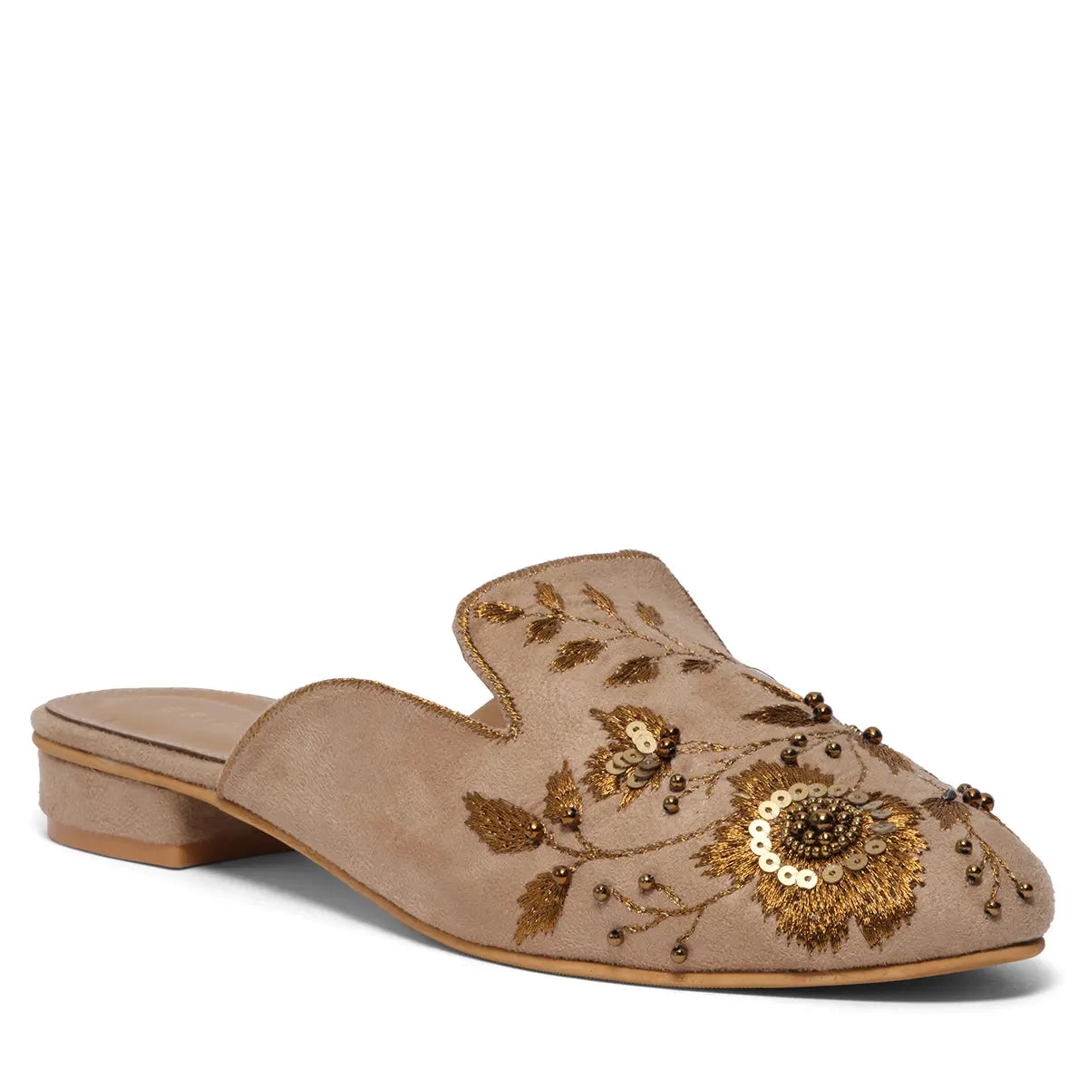 Sidra Embroidered Mules Macro Footwear