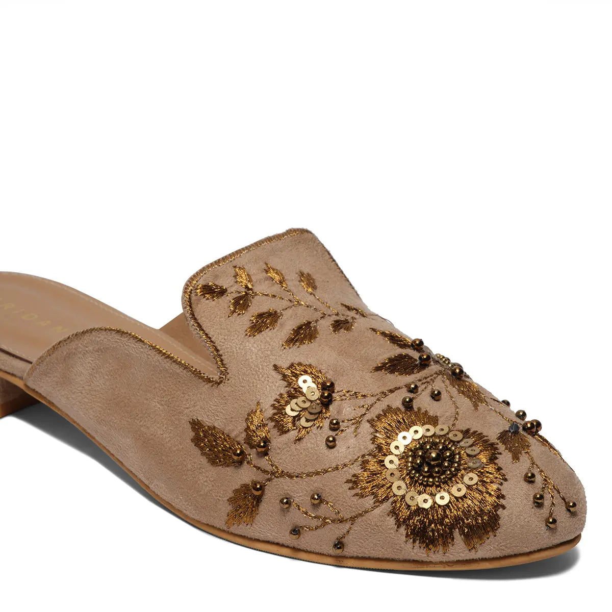 Sidra Embroidered Mules Macro Footwear