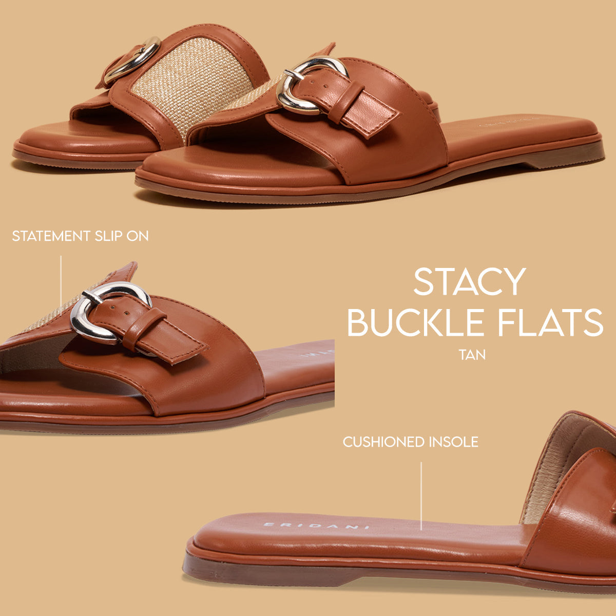 Stacy Buckle Flats Ahmad Arts Eridani