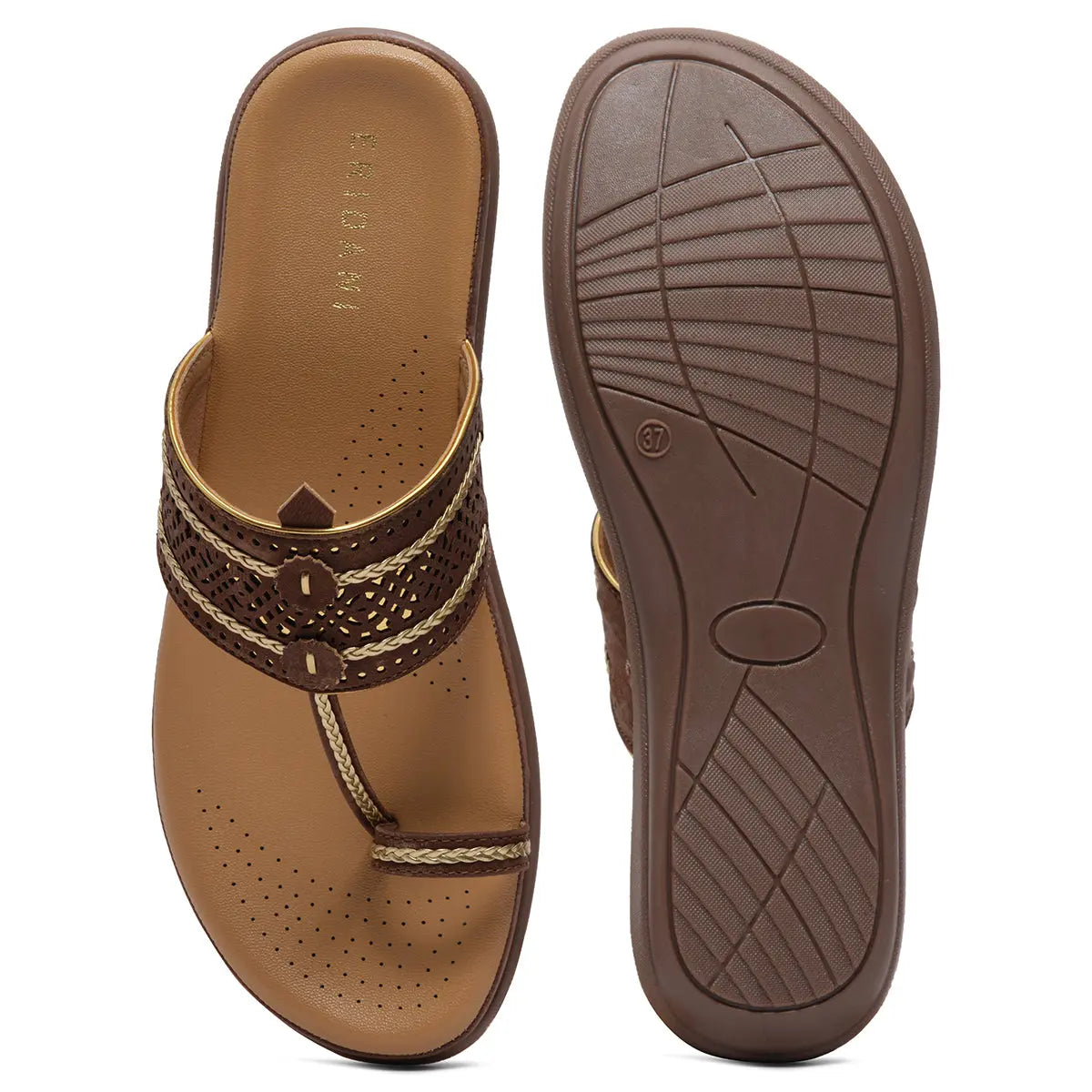 Svara Kolhapuri Flats GUDDU SHOES