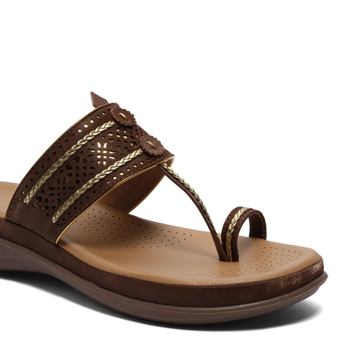 Svara Kolhapuri Flats GUDDU SHOES