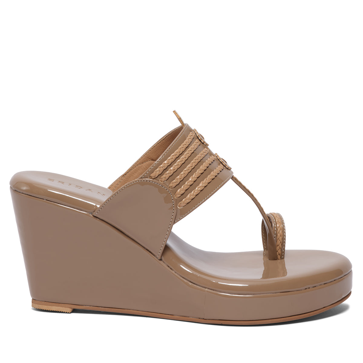 Taani Solid Kolhapuri Wedges