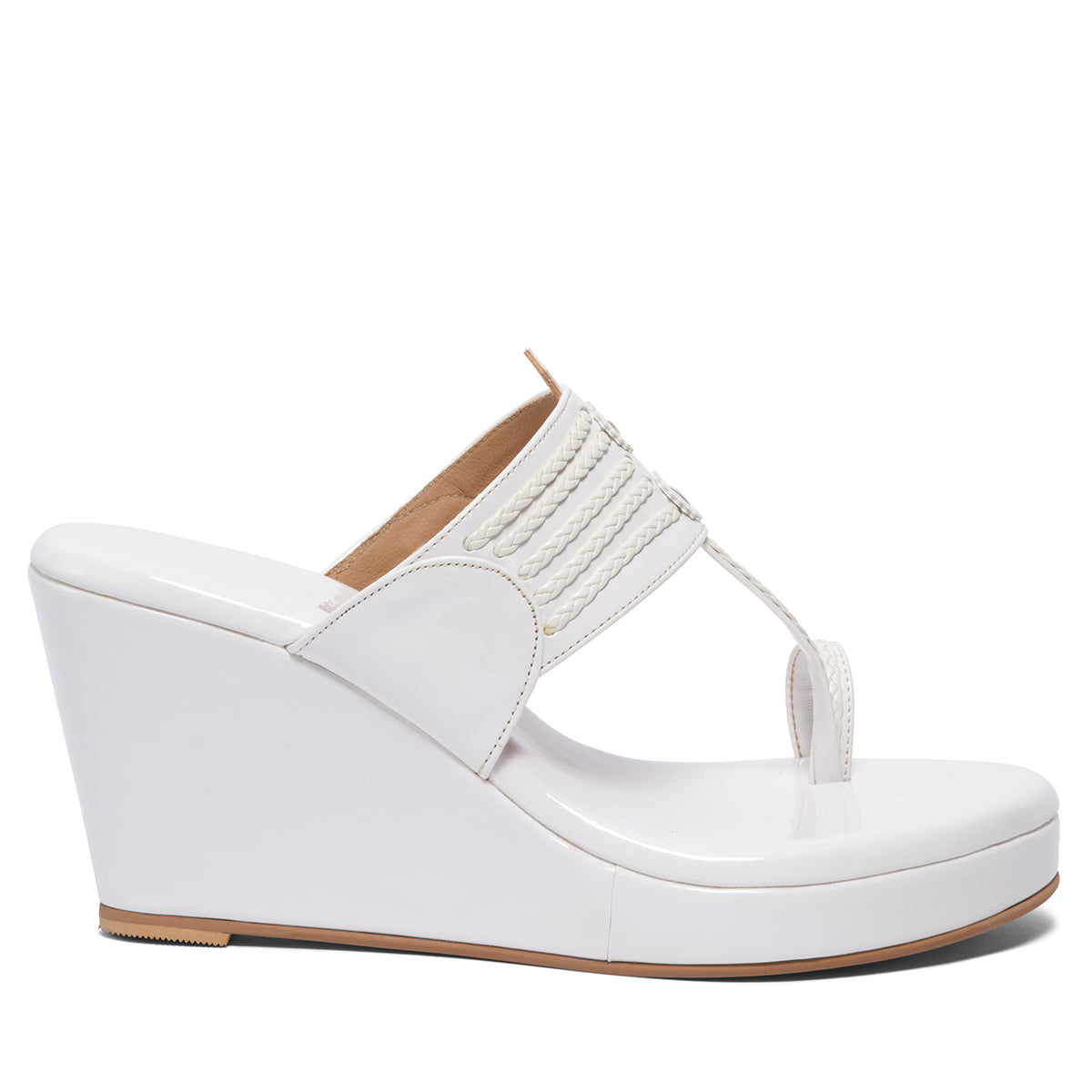 Taani Solid Kolhapuri Wedges