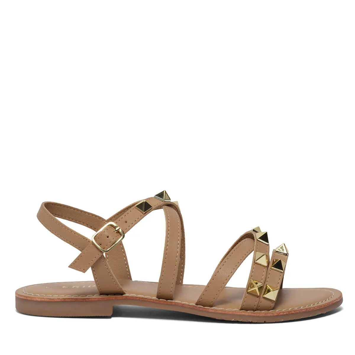 Tamaya Studded Flats Indian Leather Company