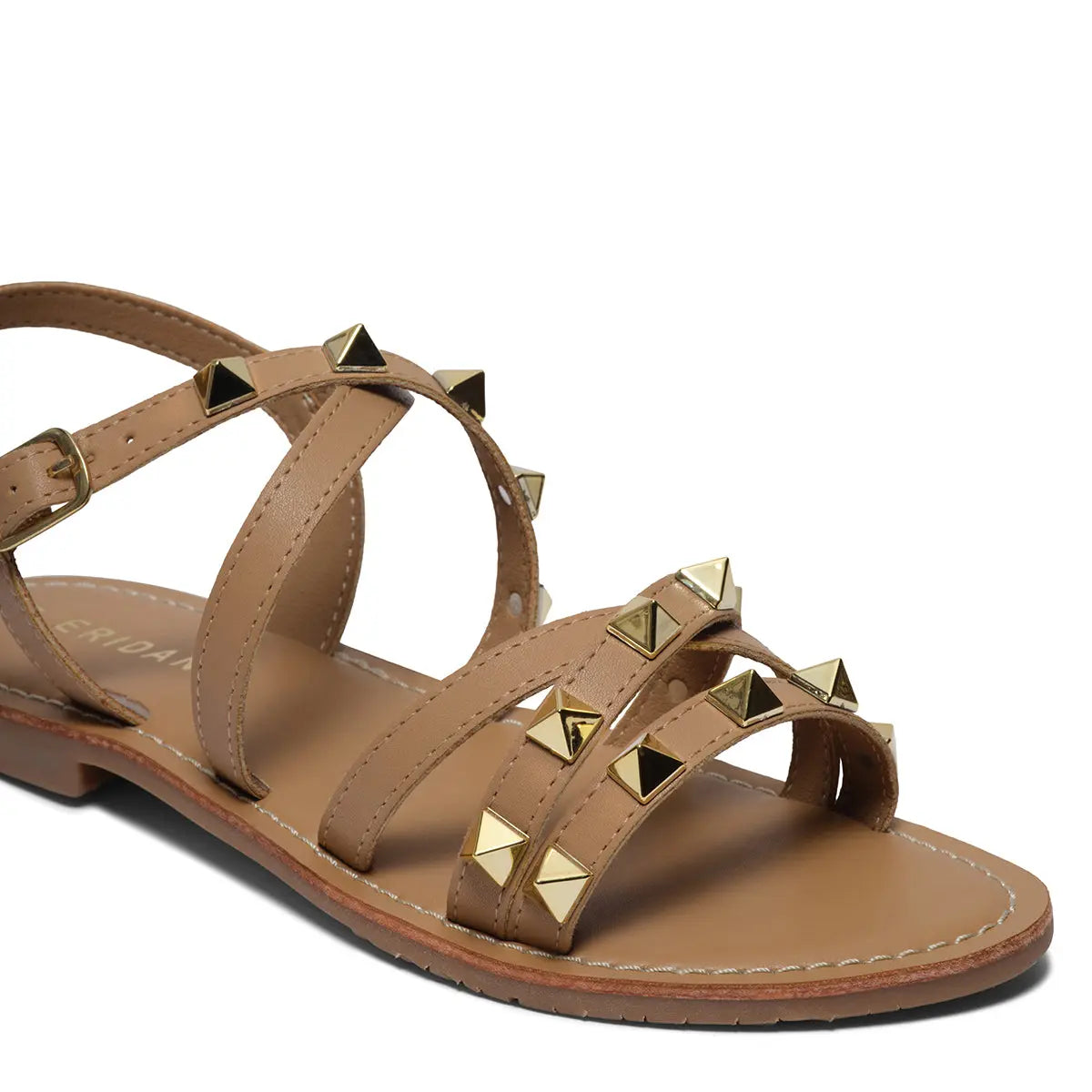 Tamaya Studded Flats Indian Leather Company