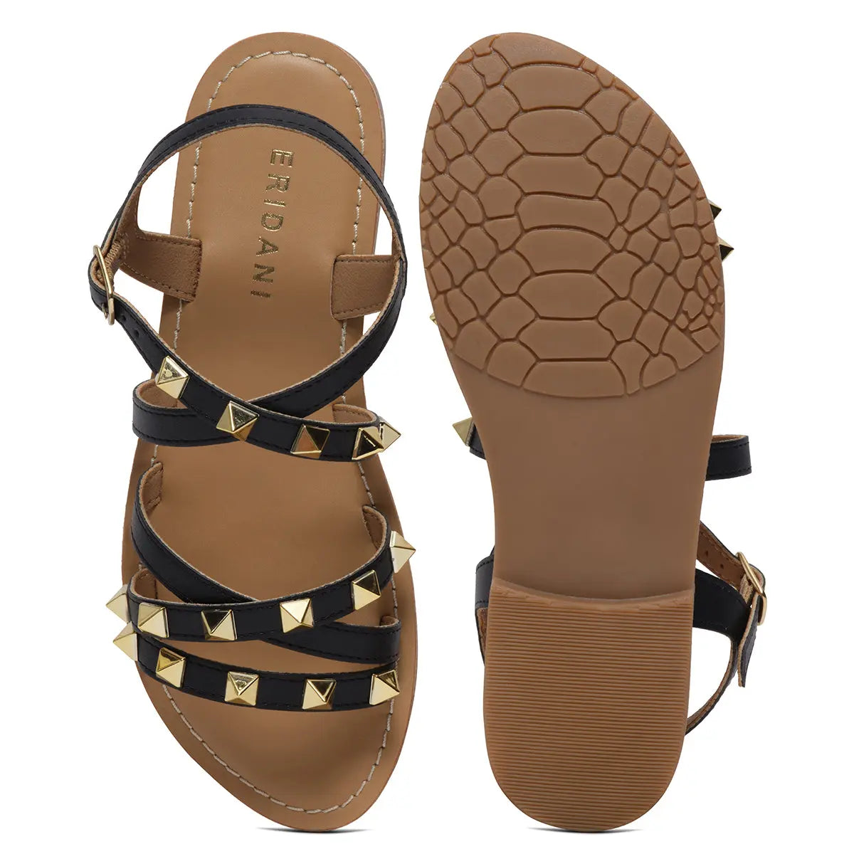 Tamaya Studded Flats Indian Leather Company
