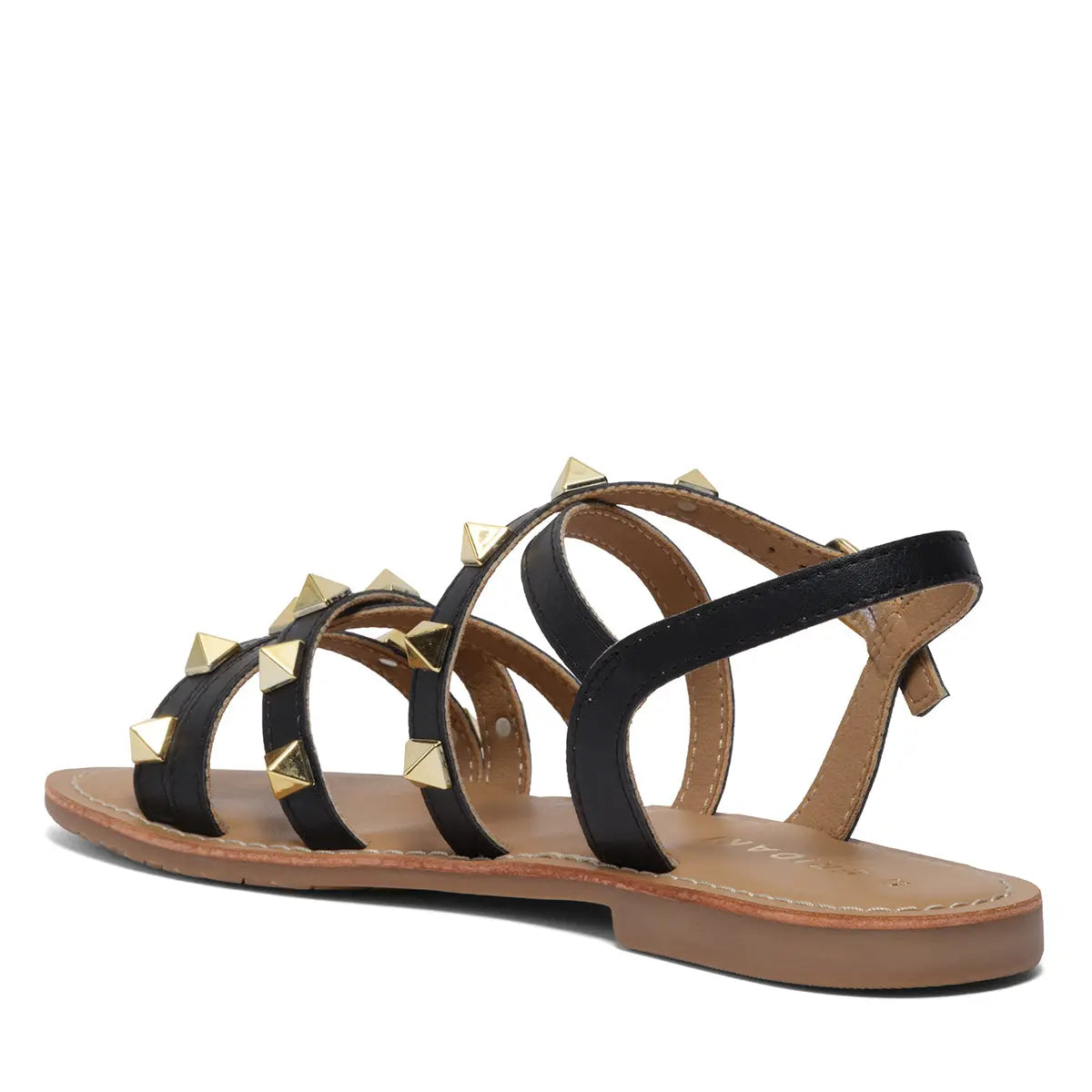 Tamaya Studded Flats Indian Leather Company