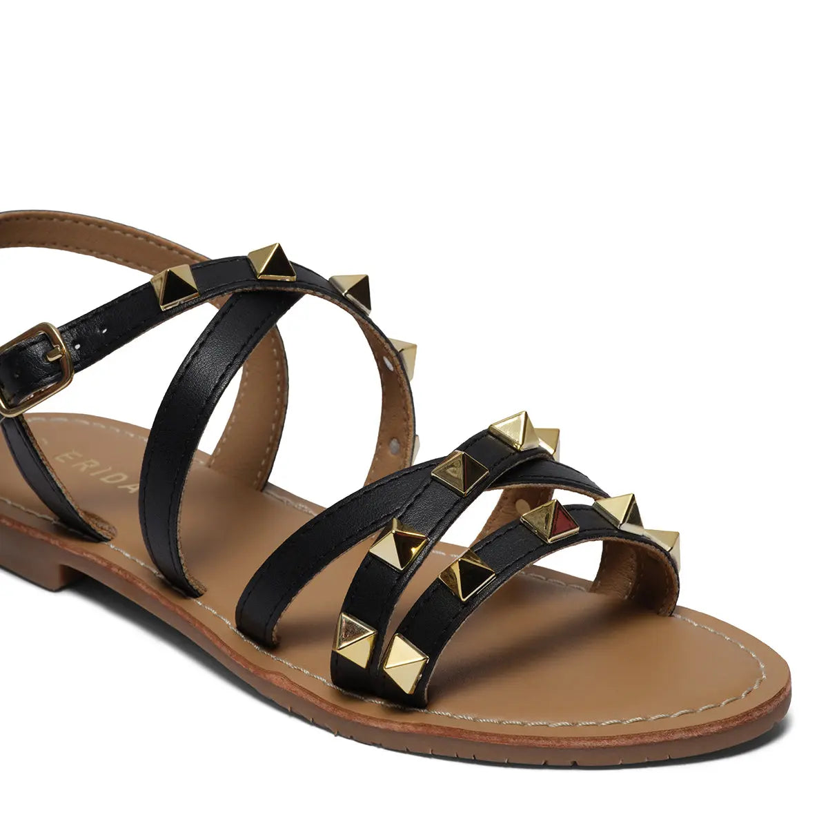 Tamaya Studded Flats Indian Leather Company