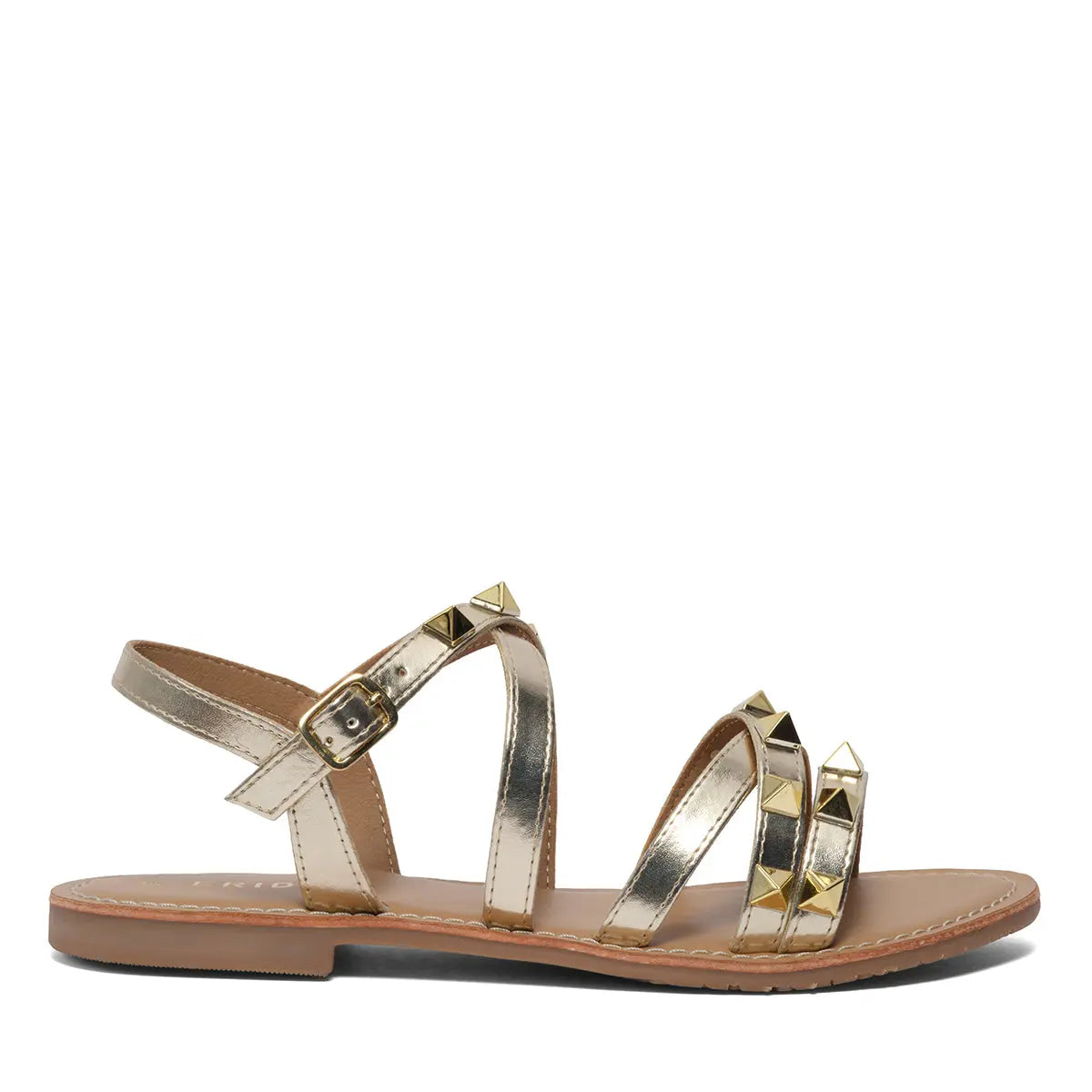 Tamaya Studded Flats Indian Leather Company