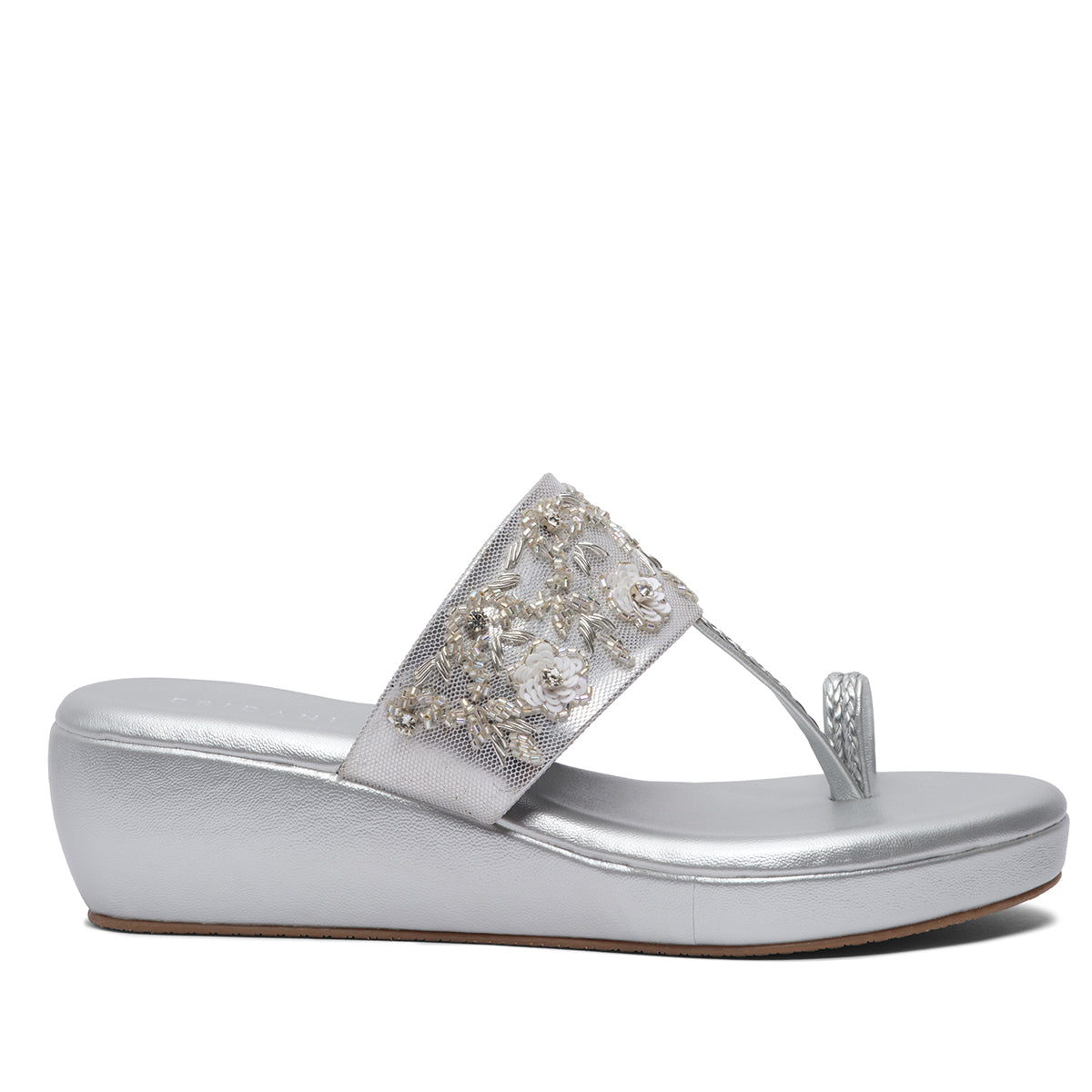 Tarini Embroidered Wedges