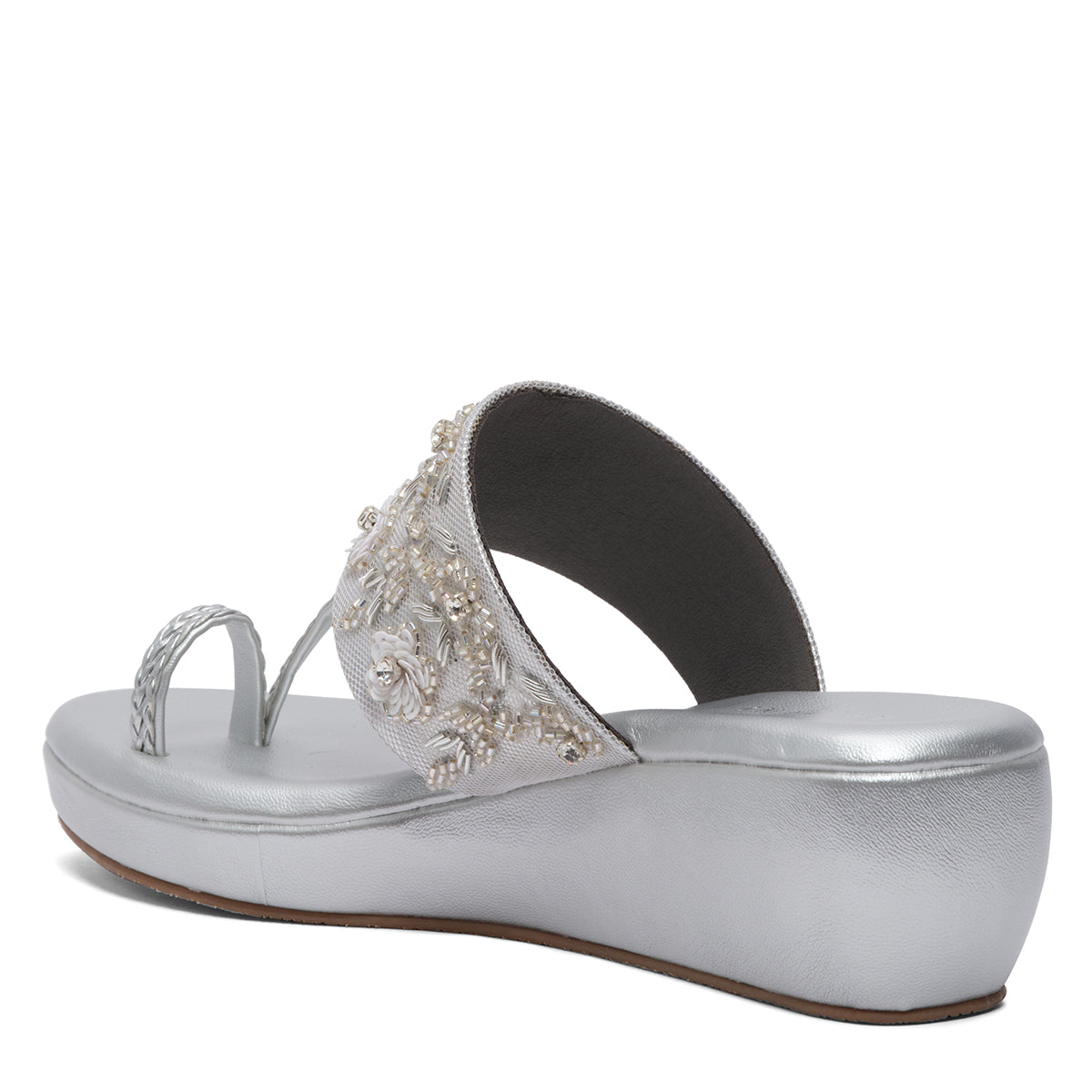 Tarini Embroidered Wedges