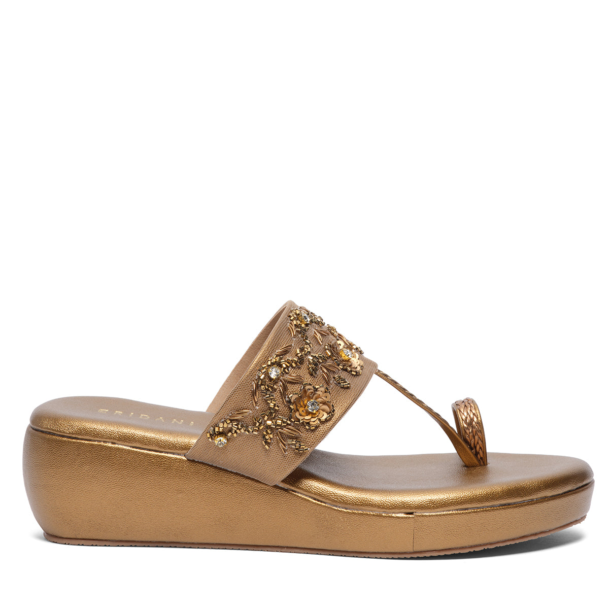 Tarini Embroidered Wedges Macro Footwear Eridani