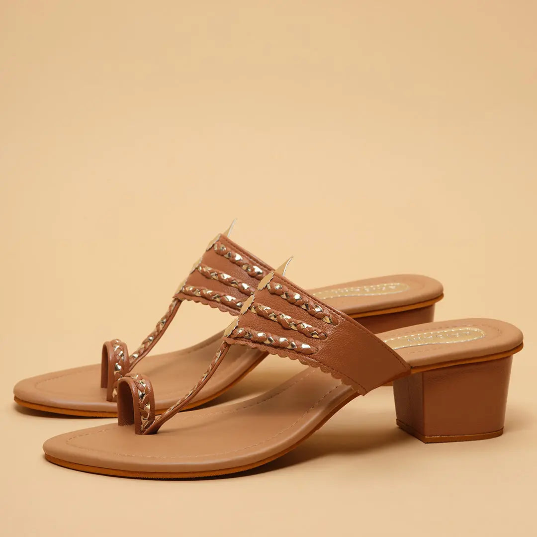 Thrida Kolhapuri Heels New Shoeb