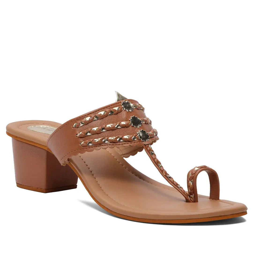 Thrida Kolhapuri Heels New Shoeb