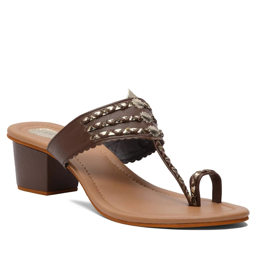 Thrida Kolhapuri Heels New Shoeb