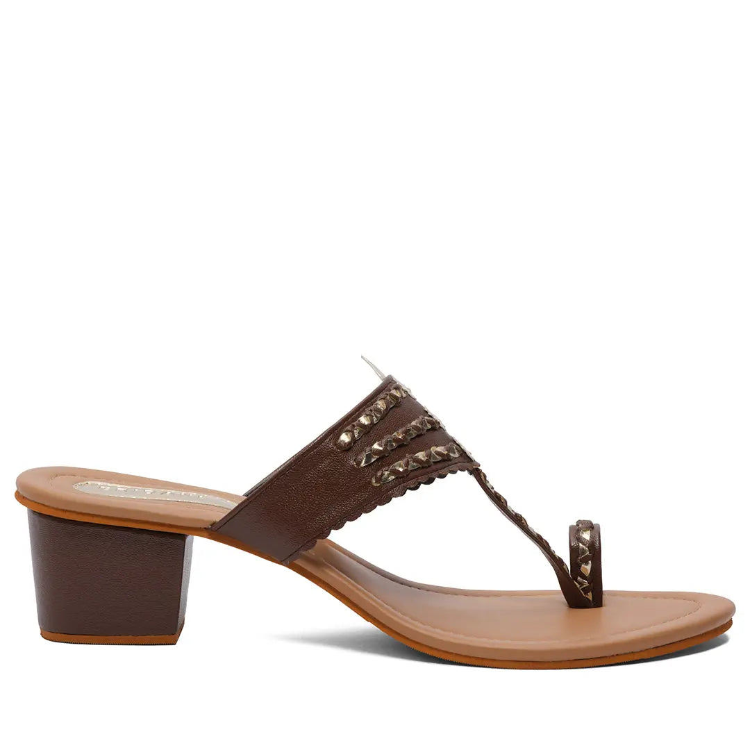 Thrida Kolhapuri Heels New Shoeb
