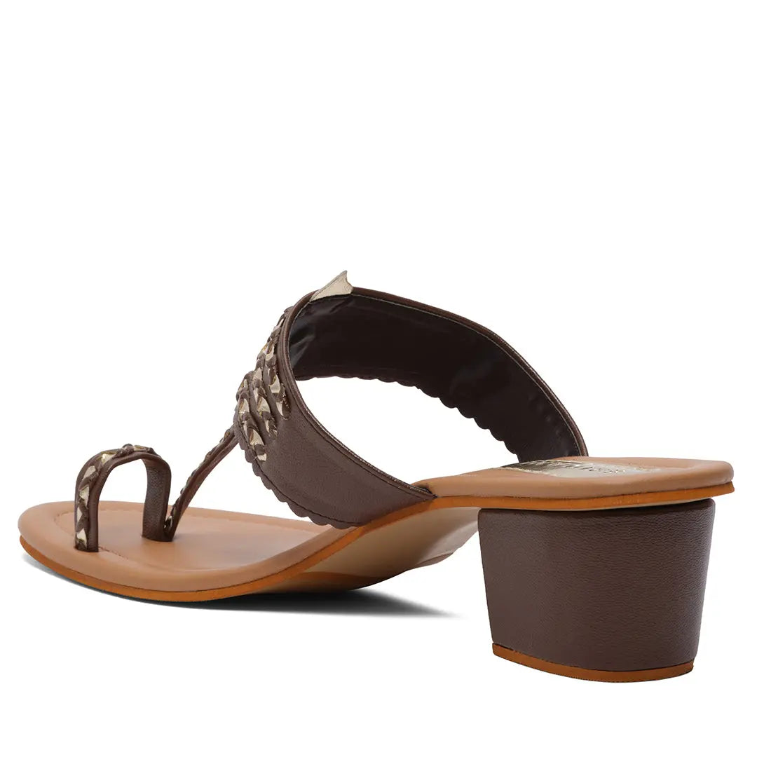 Thrida Kolhapuri Heels New Shoeb