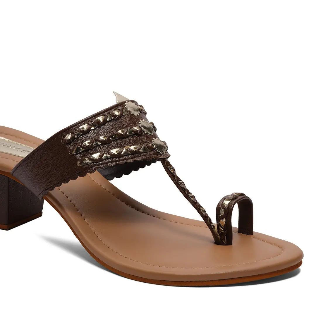 Thrida Kolhapuri Heels New Shoeb