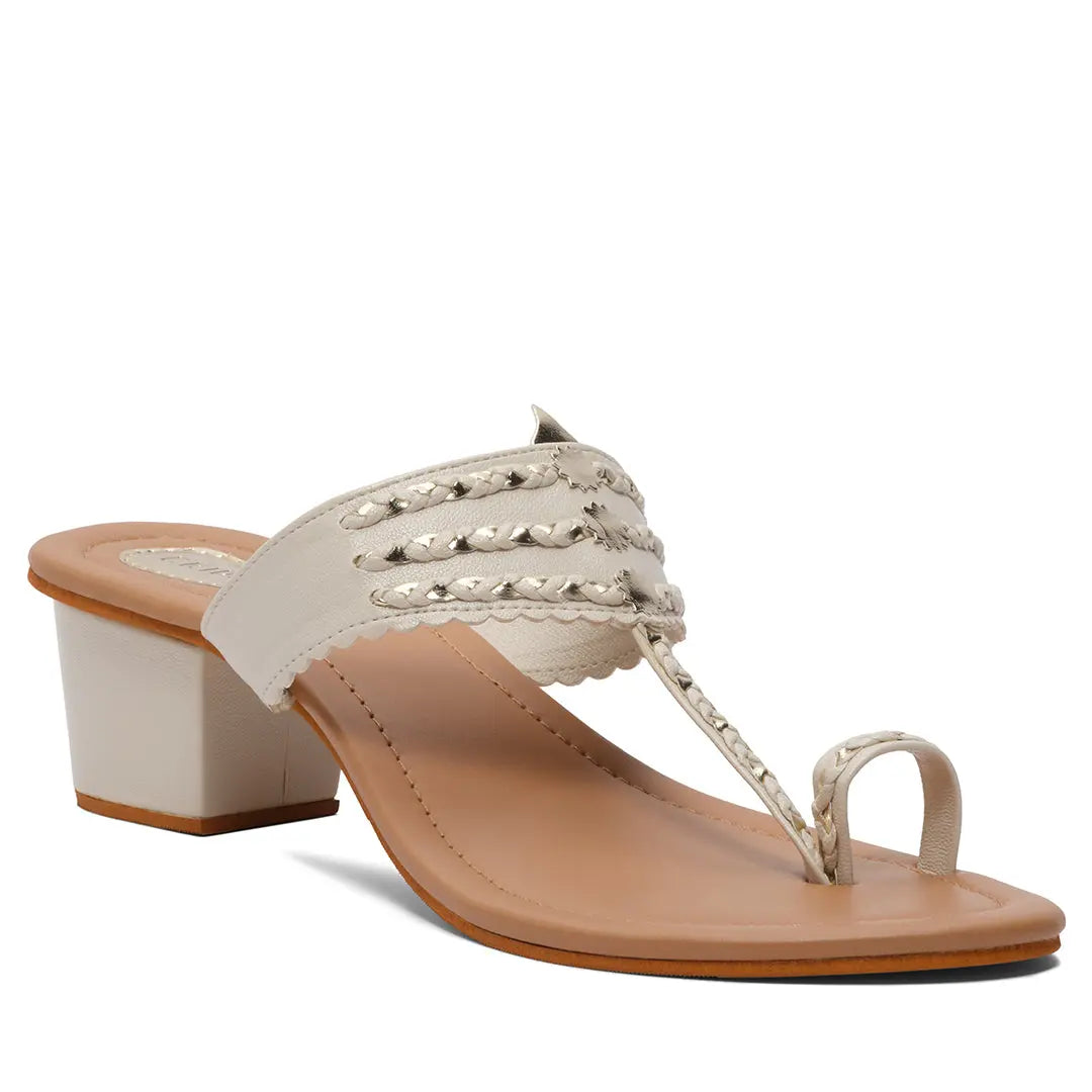 Thrida Kolhapuri Heels New Shoeb