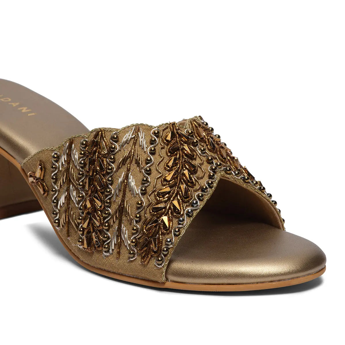Tvisha Embroidered Heels Mahek Footwear