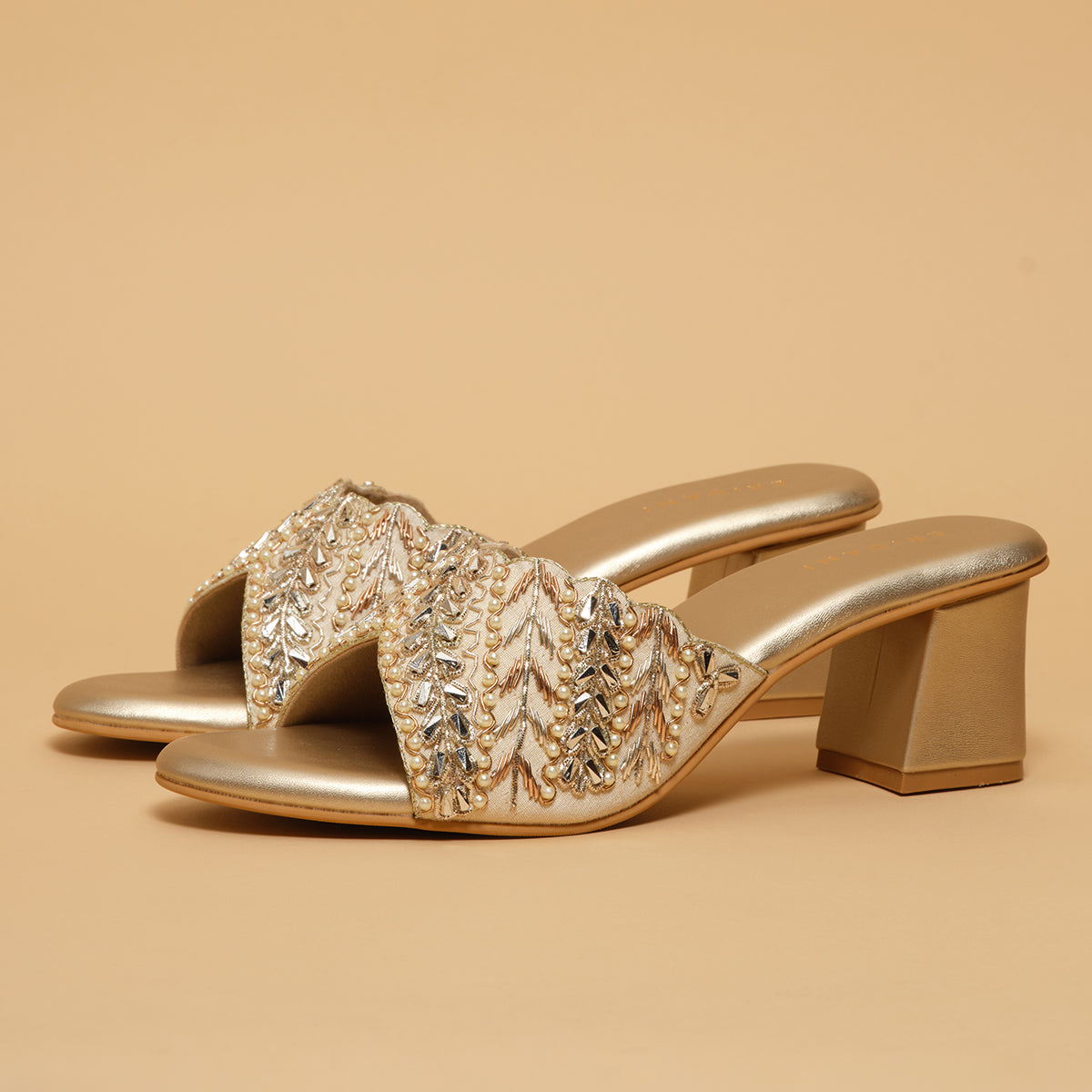 Tvisha Embroidered Heels