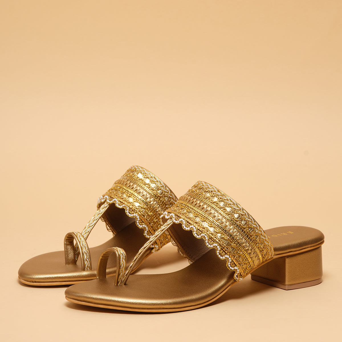 Tyshara Kolhapuri Heels Macro Footwear Eridani