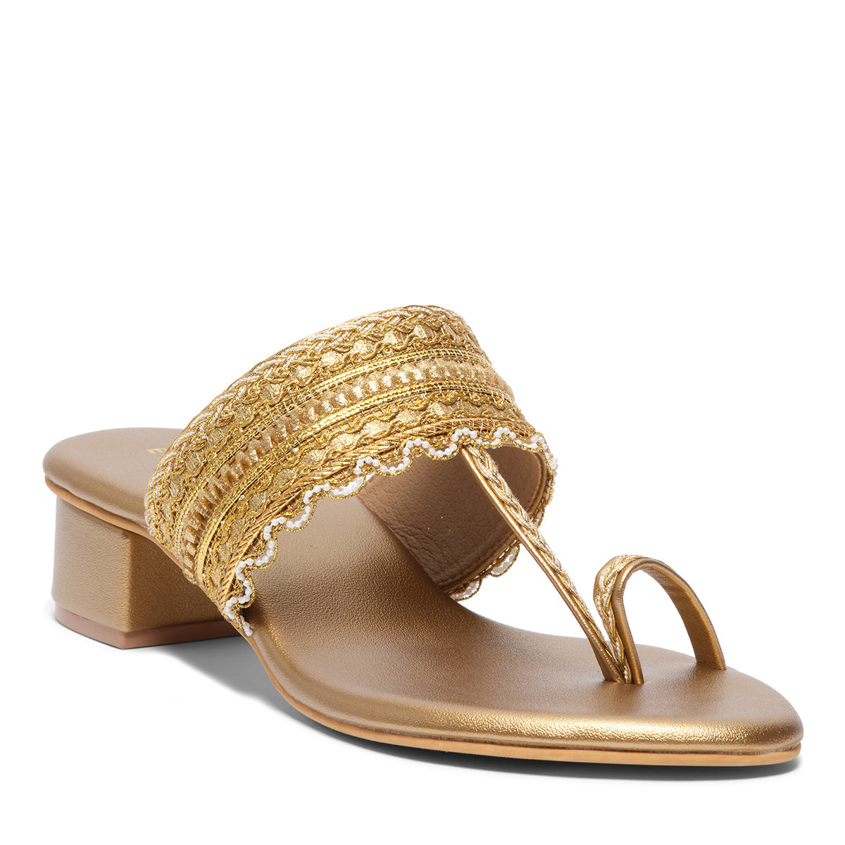 Tyshara Kolhapuri Heels Macro Footwear Eridani