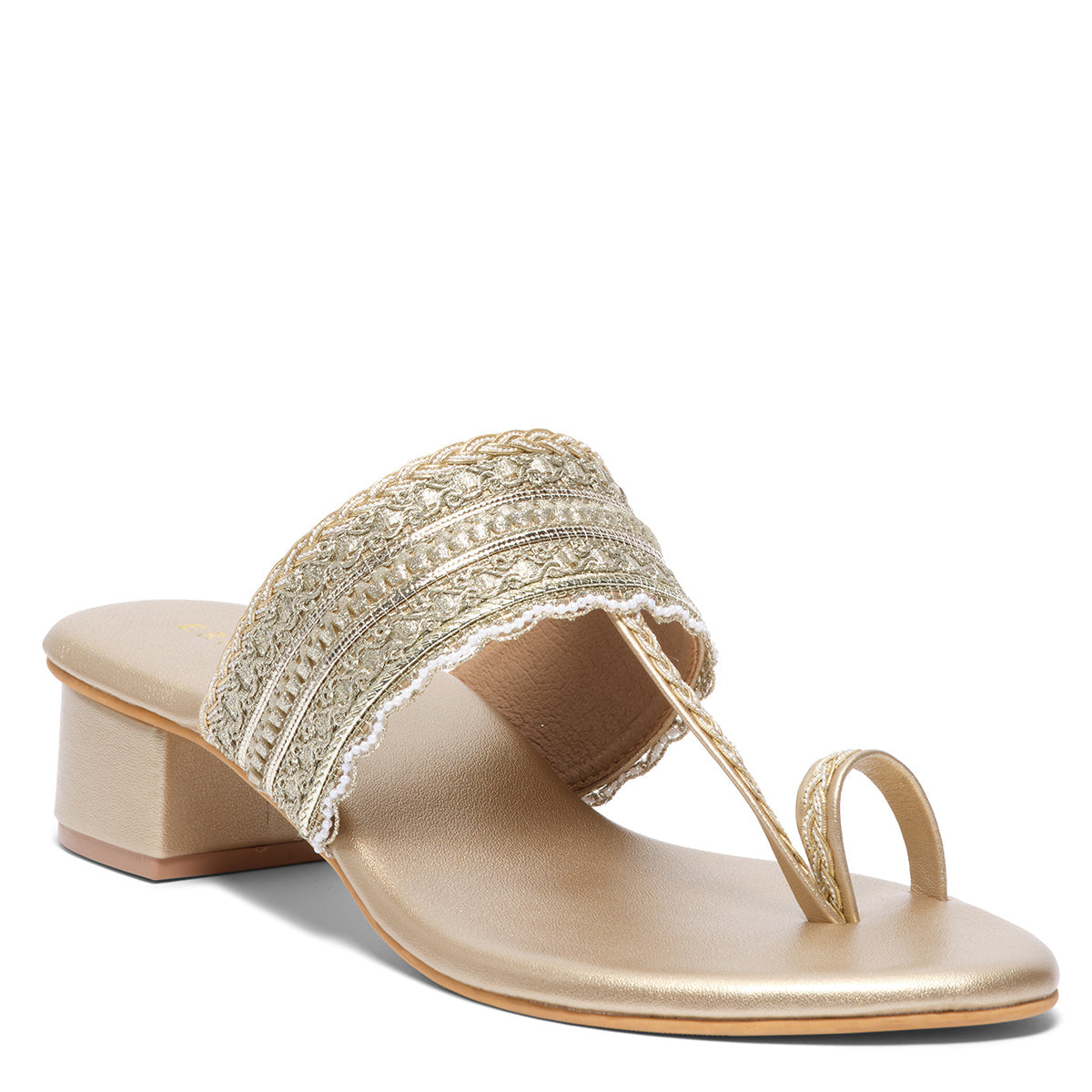 Tyshara Kolhapuri Heels Macro Footwear Eridani