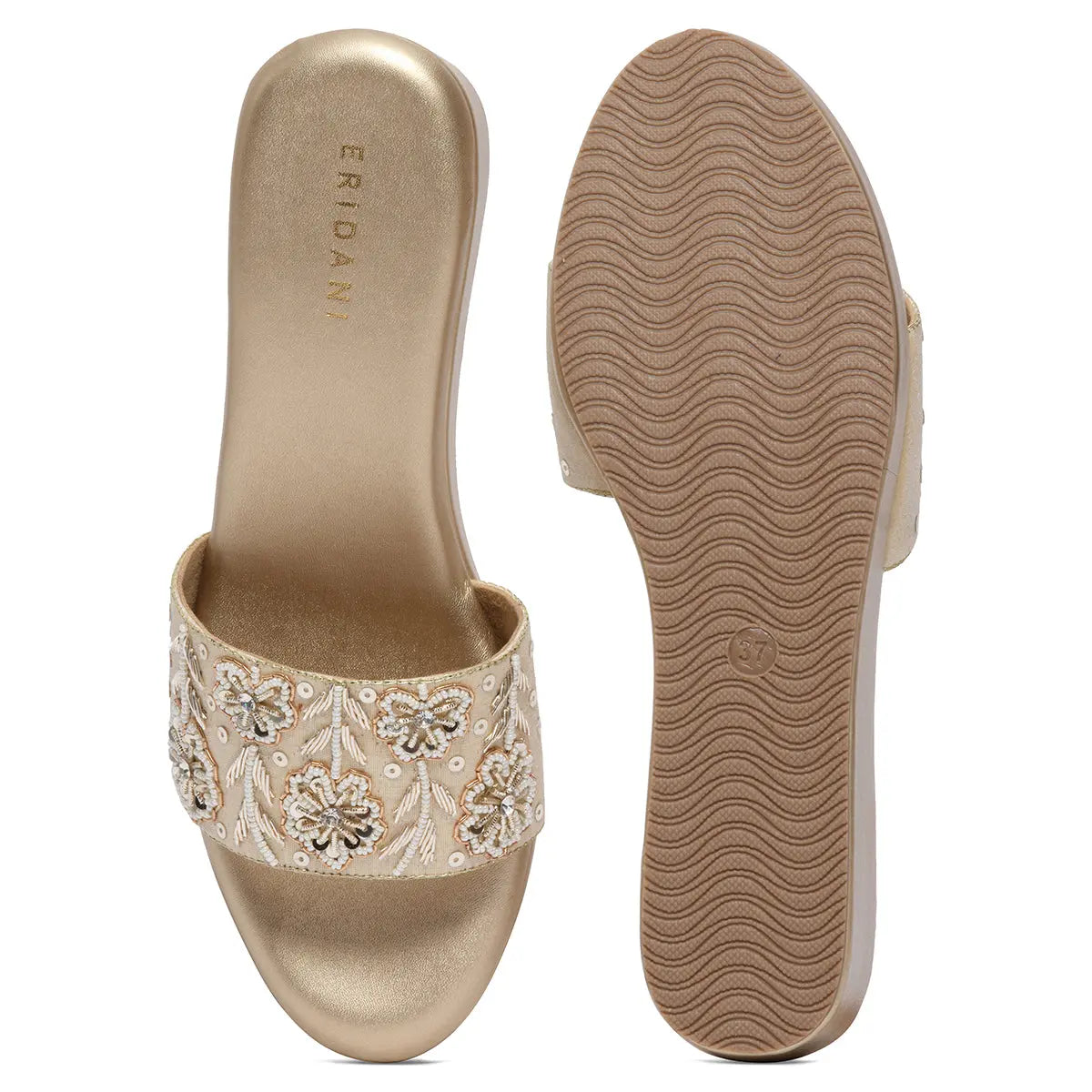Ura Embellished Wedges Mahek Footwear