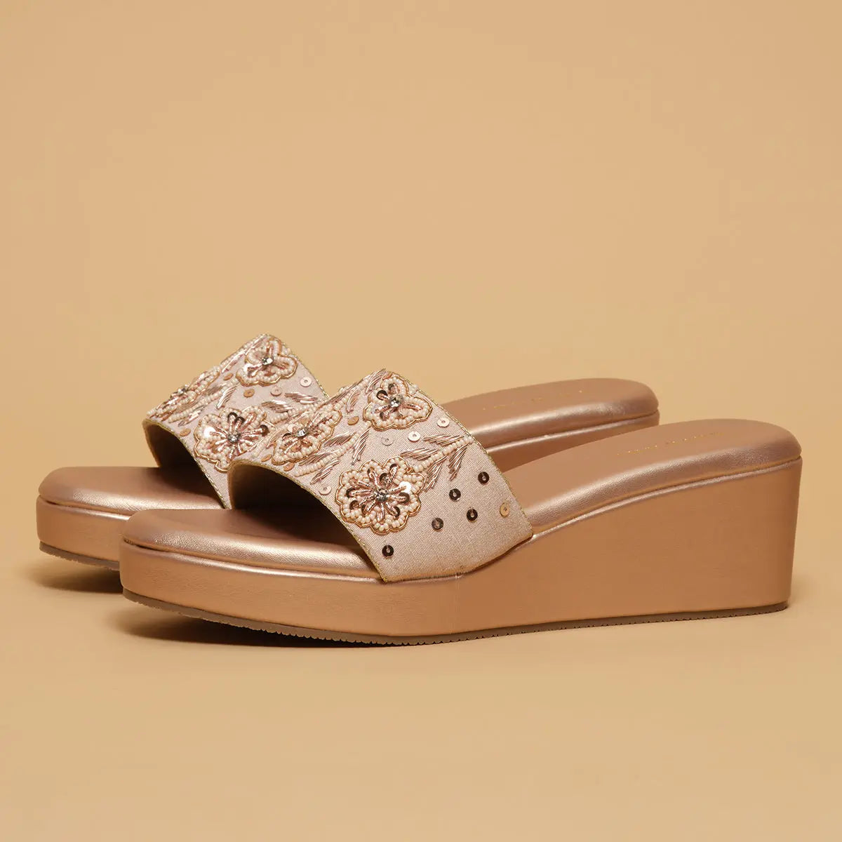 Ura Embellished Wedges Mahek Footwear Eridani