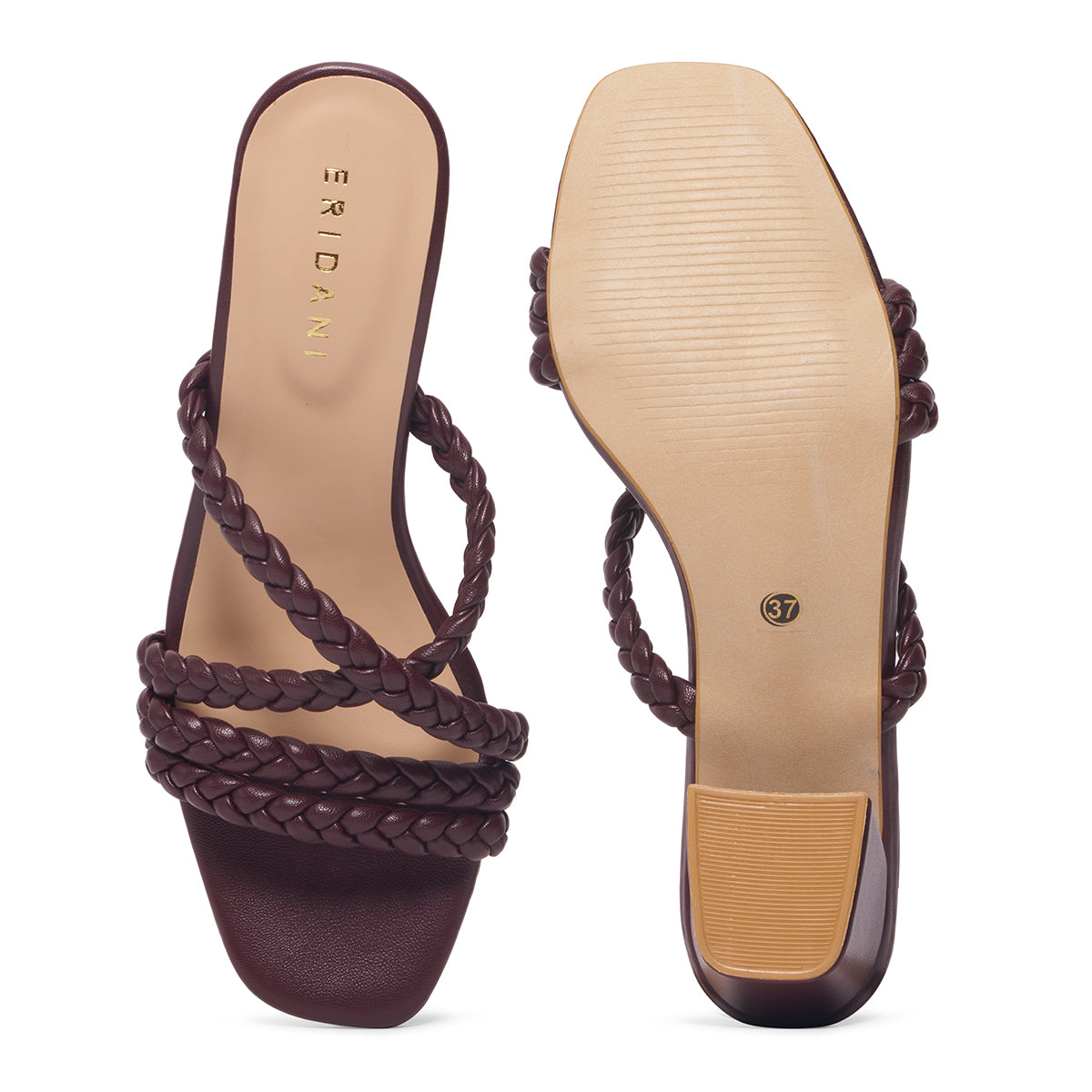 Valeria Woven Strappy Heels