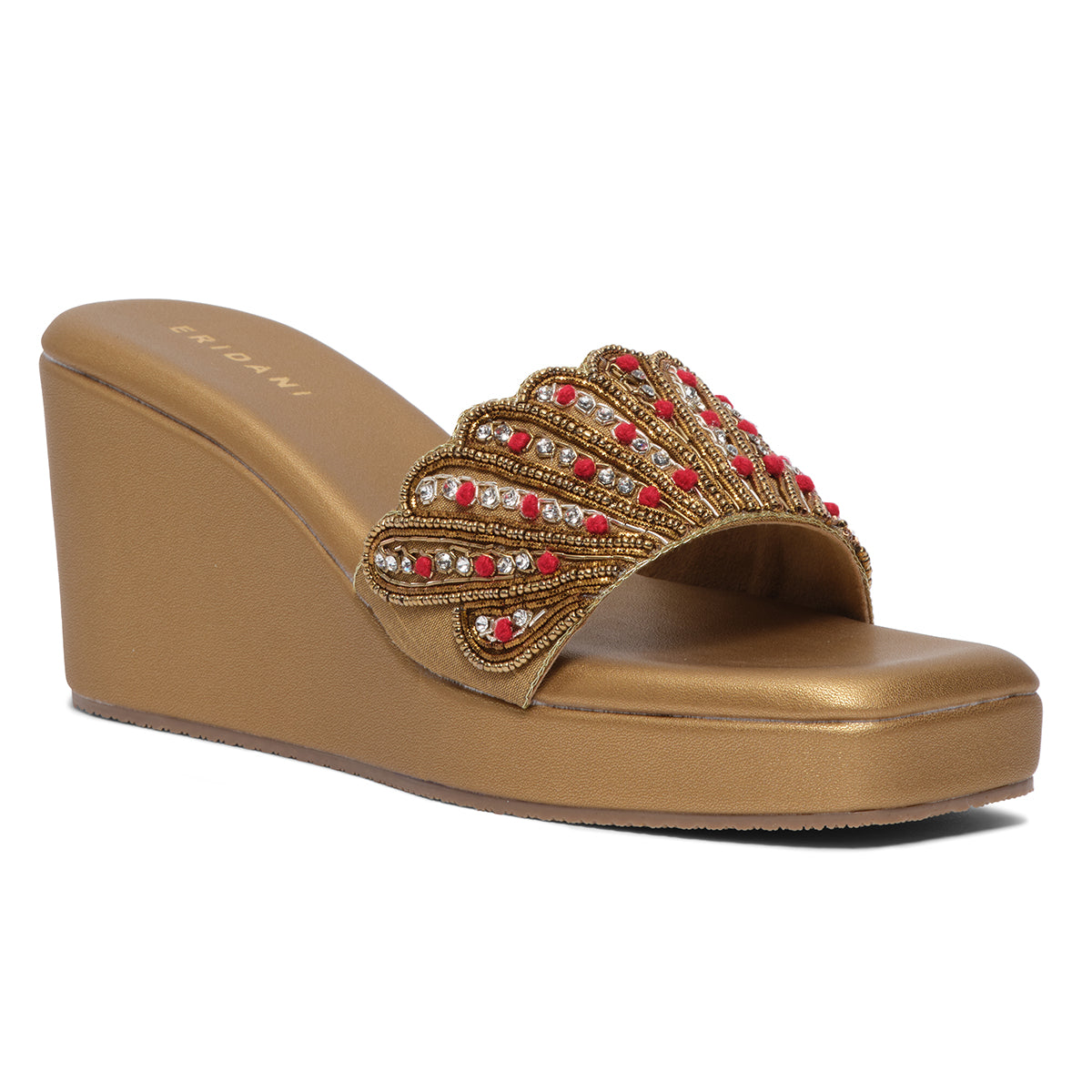 Vanika Embroidered Wedges