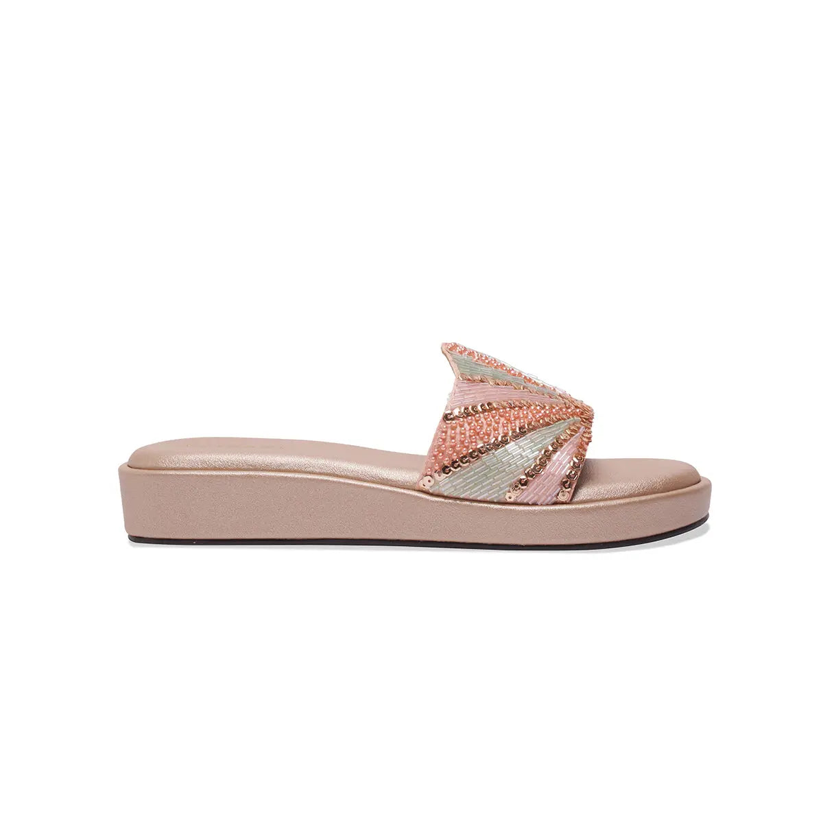 Veda Embroidered Flats Akil