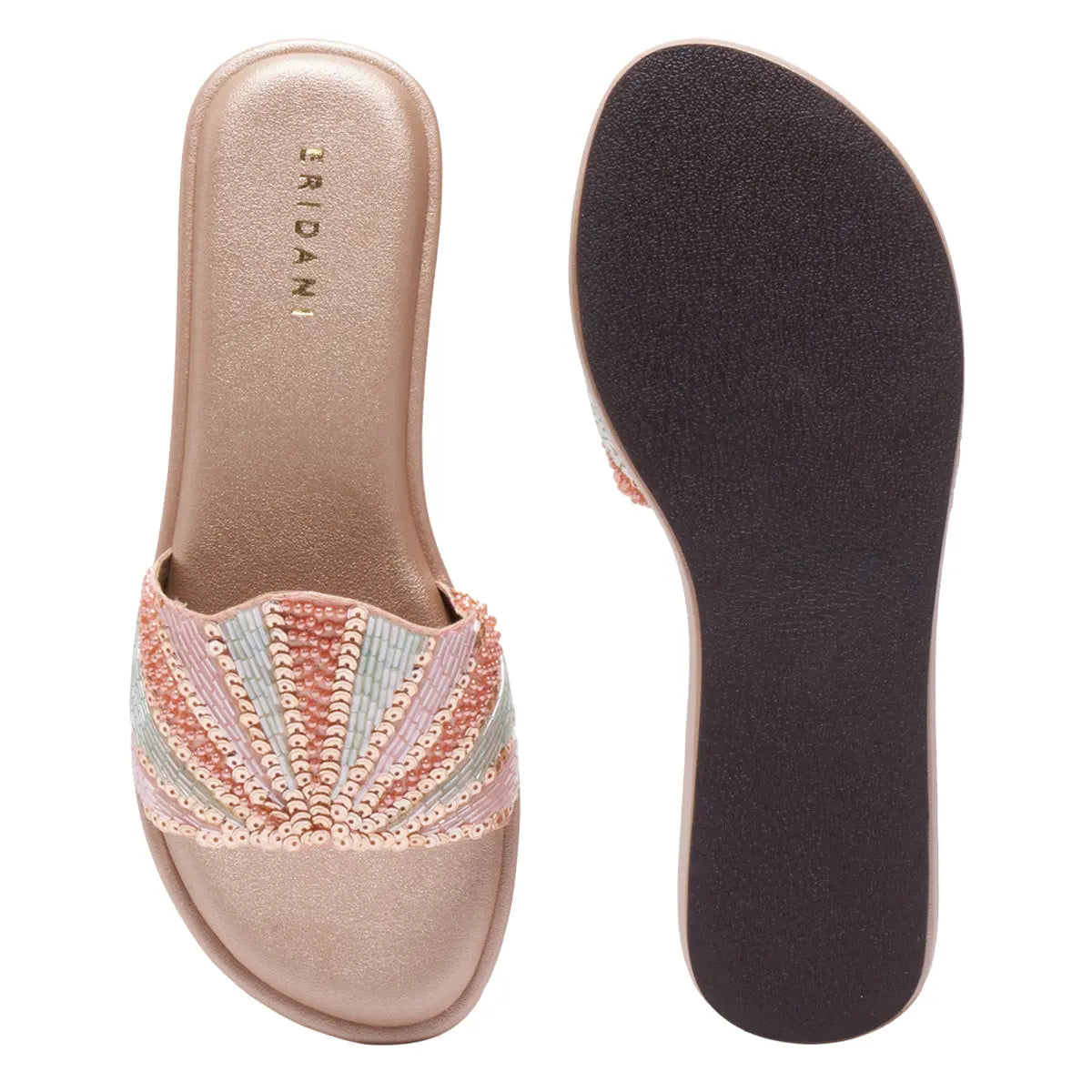 Veda Embroidered Flats Akil
