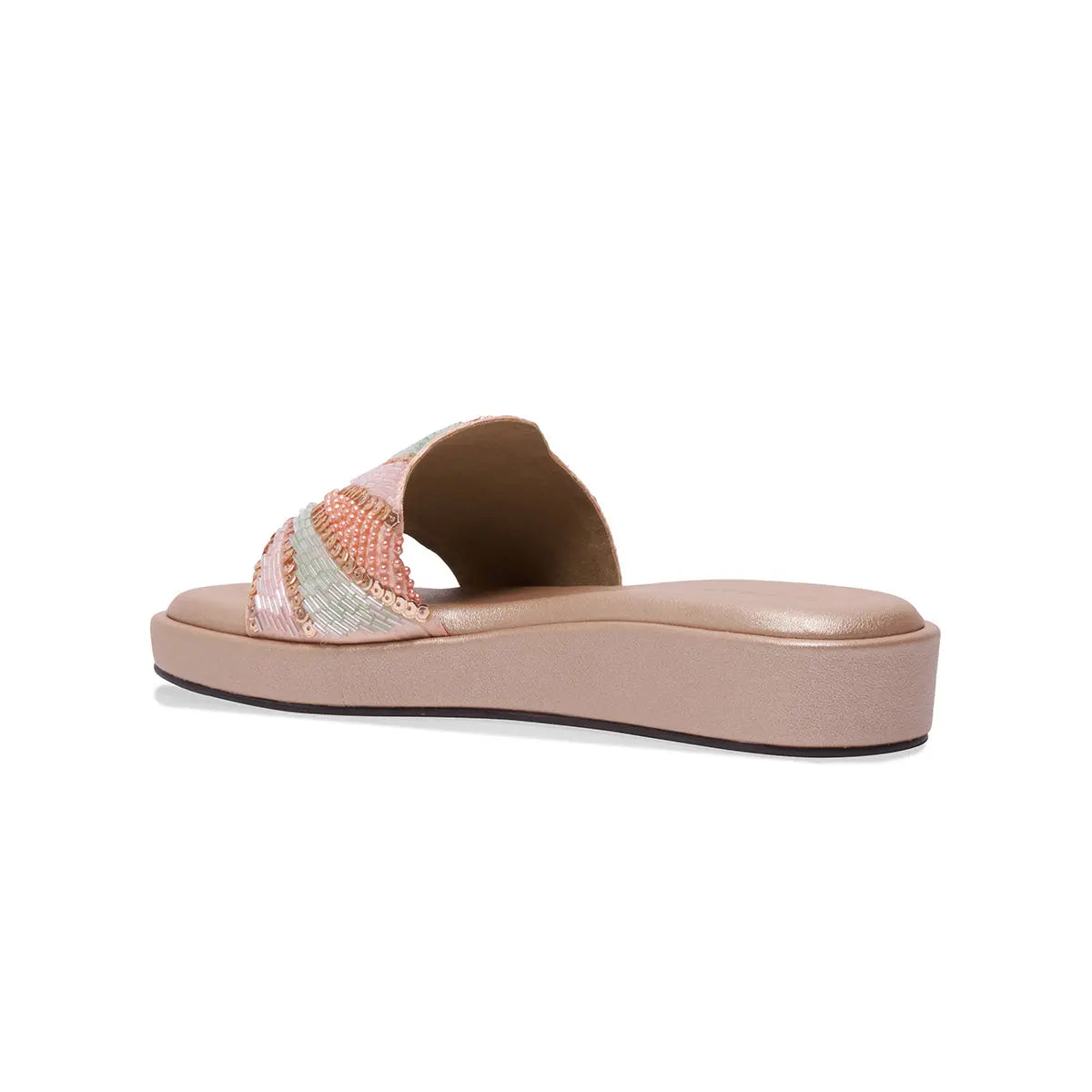 Veda Embroidered Flats Akil