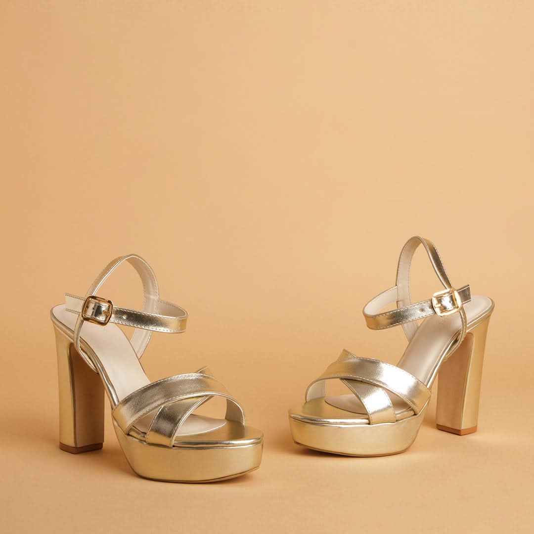 Veronic Criss-Cross Heels National Shoes Eridani