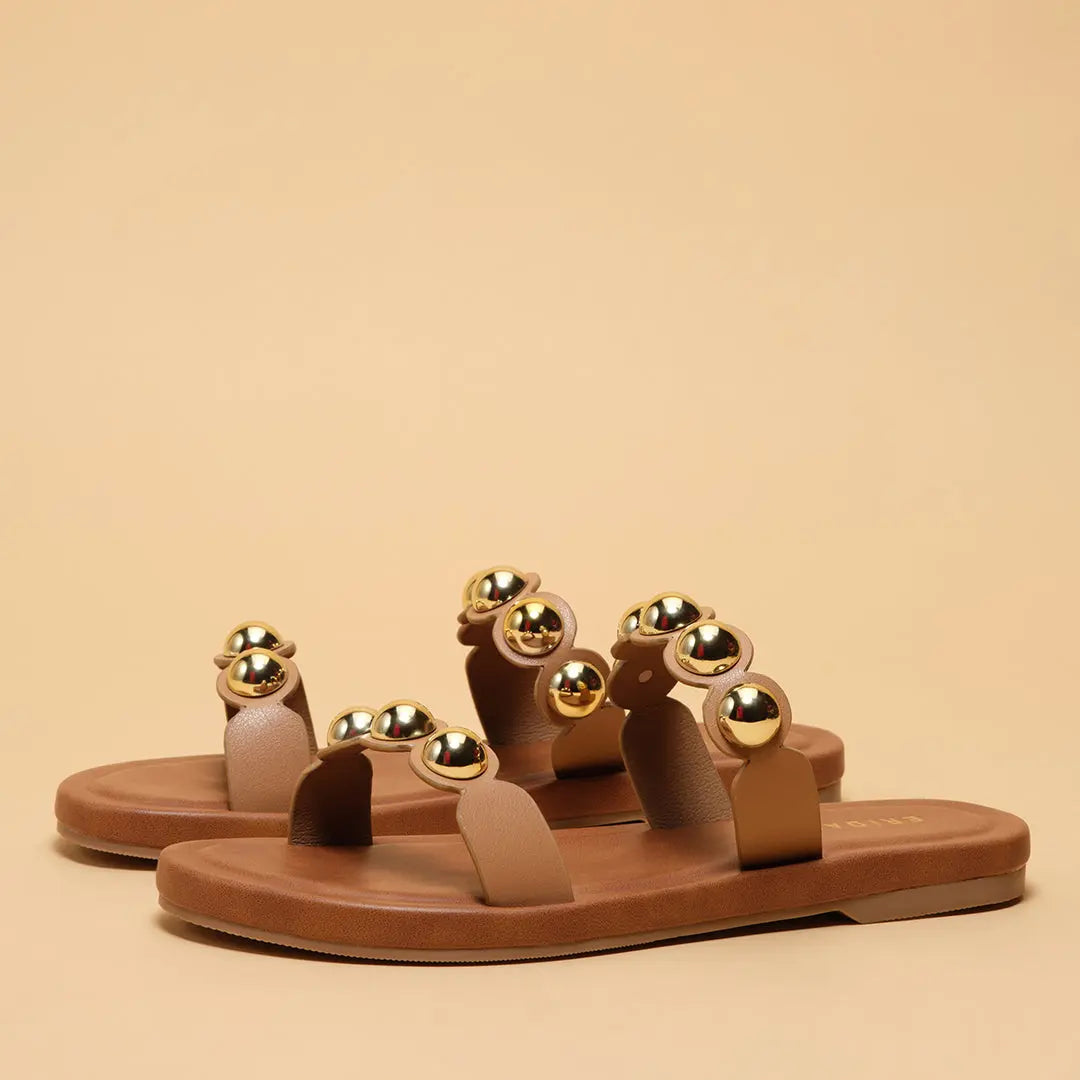 Viella Studded Flats AB Footwear