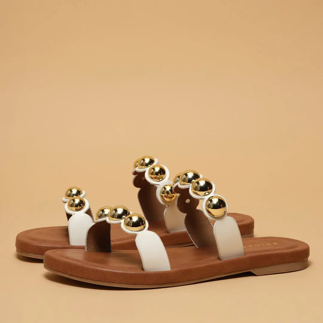 Viella Studded Flats AB Footwear