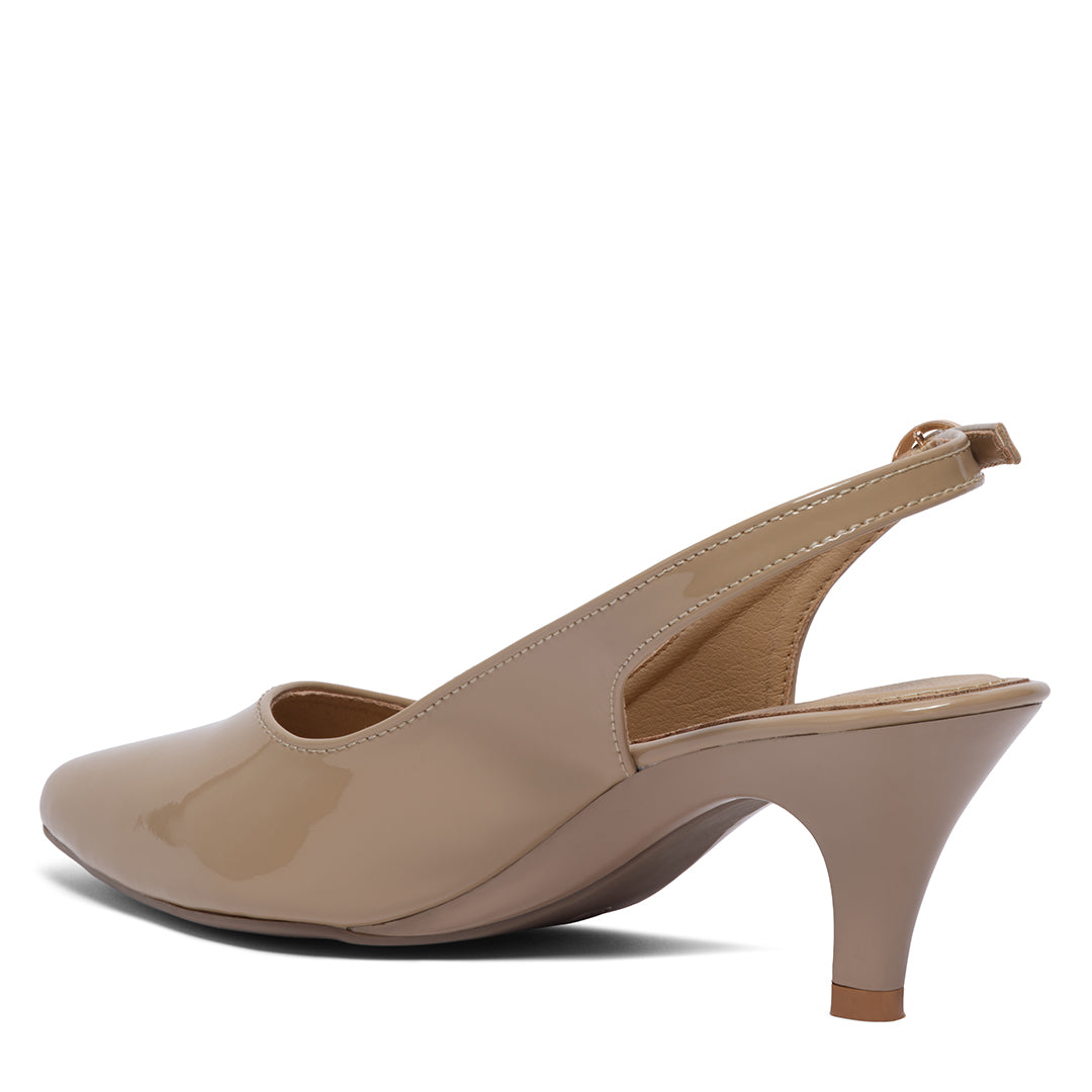 Violet Slingback Pumps