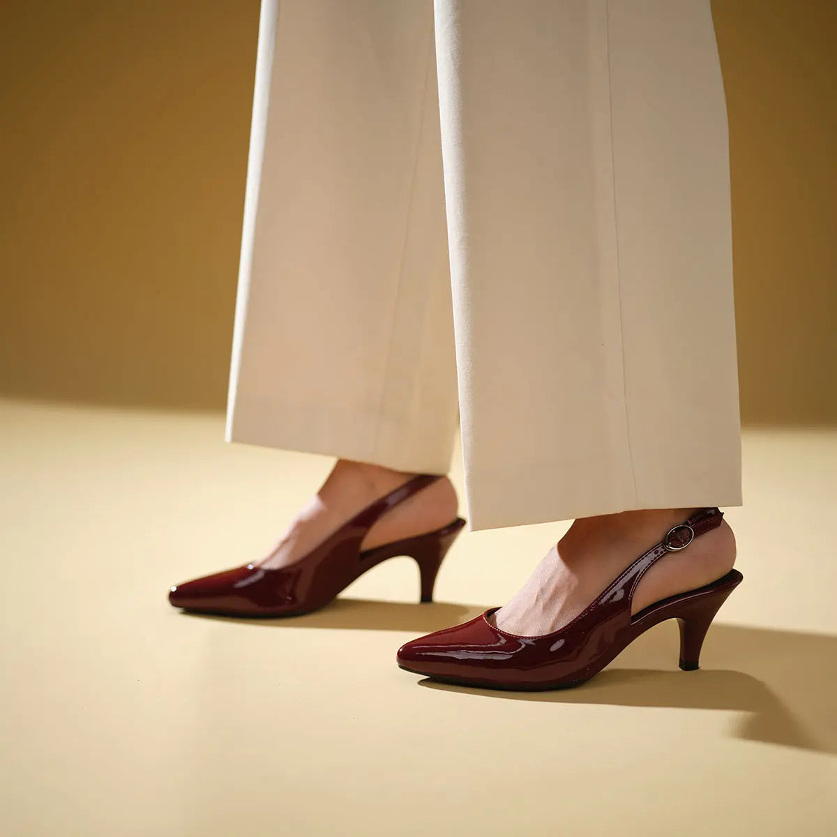Violet Slingback Pumps Topsi Footwear