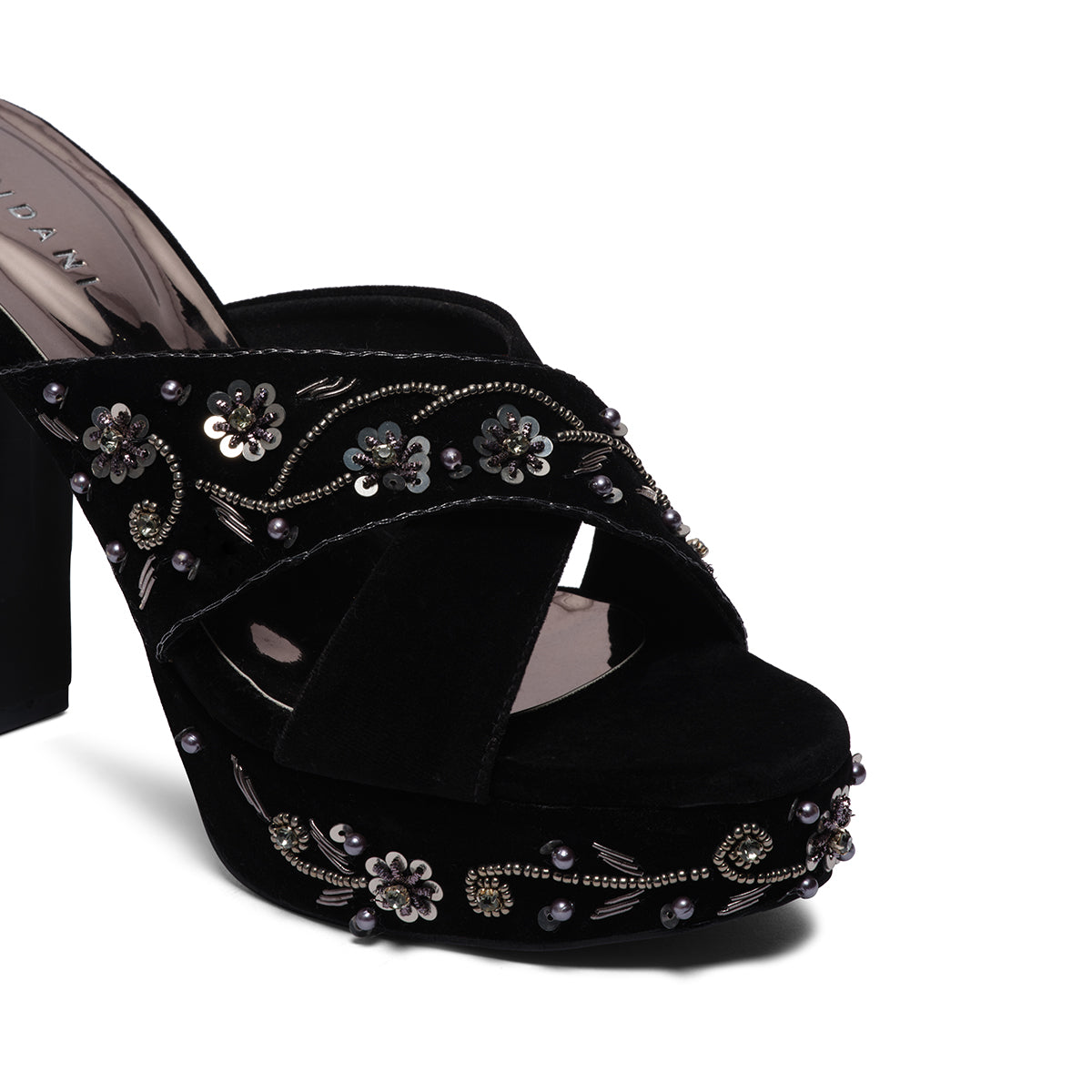 Virika Embroidered Heels