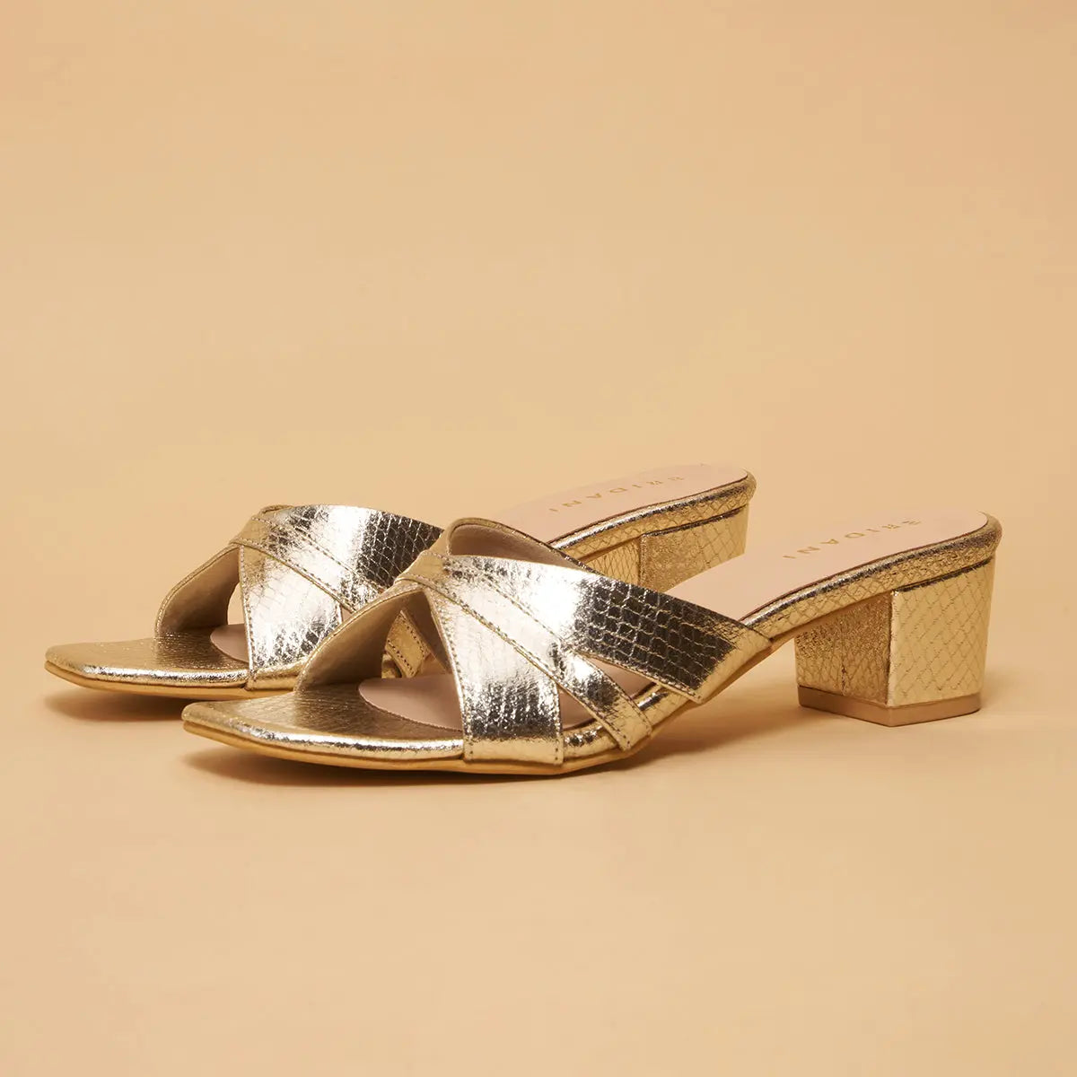 Vyola Metallic Heels A H K SHOES