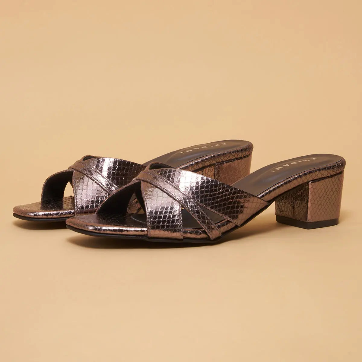 Vyola Metallic Heels A H K SHOES