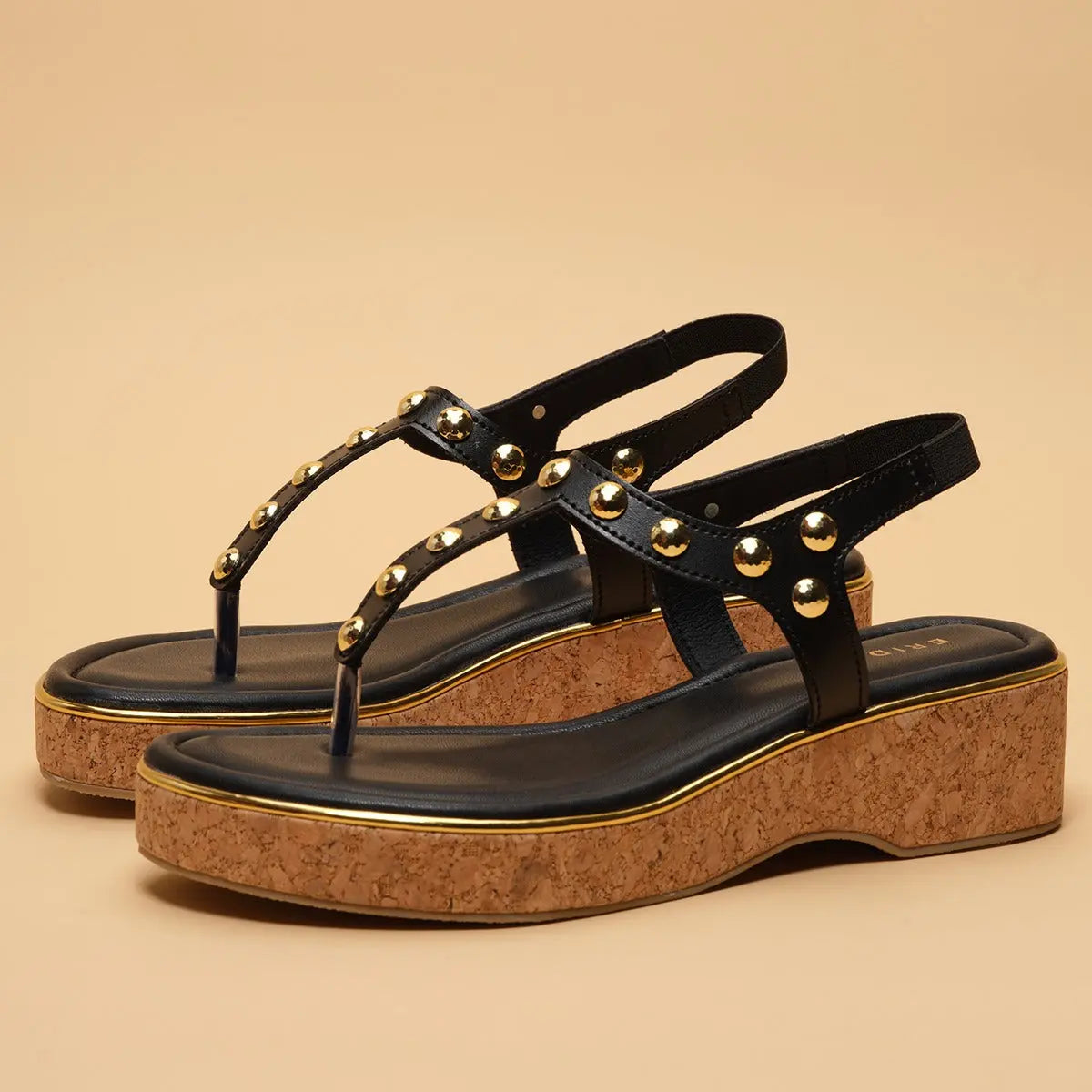 Delica T-Strap Wedges SilverStar Footwear