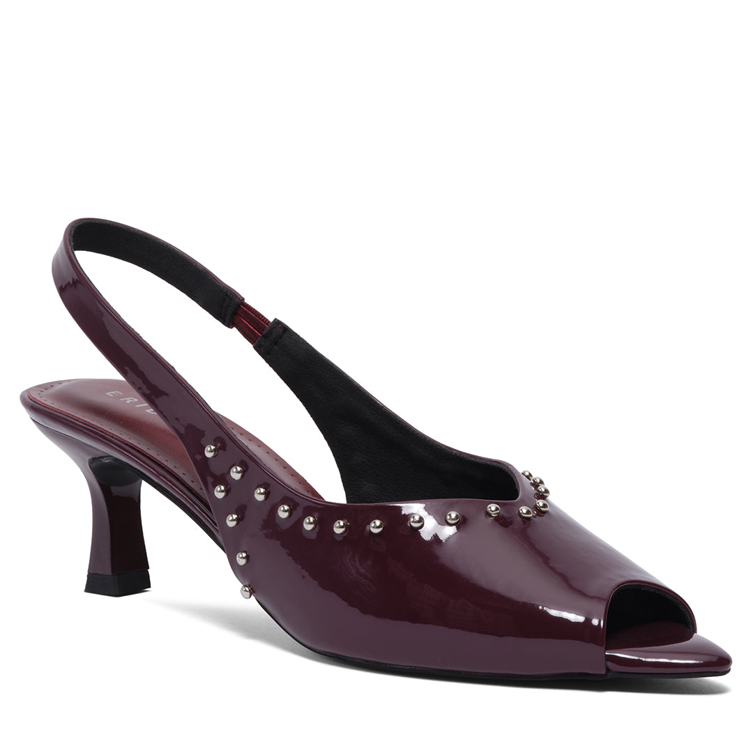 Wreath Studded Heels