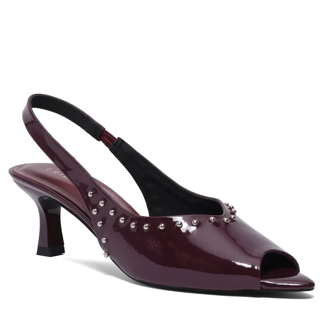 Wreath Studded Heels Bless Corporation