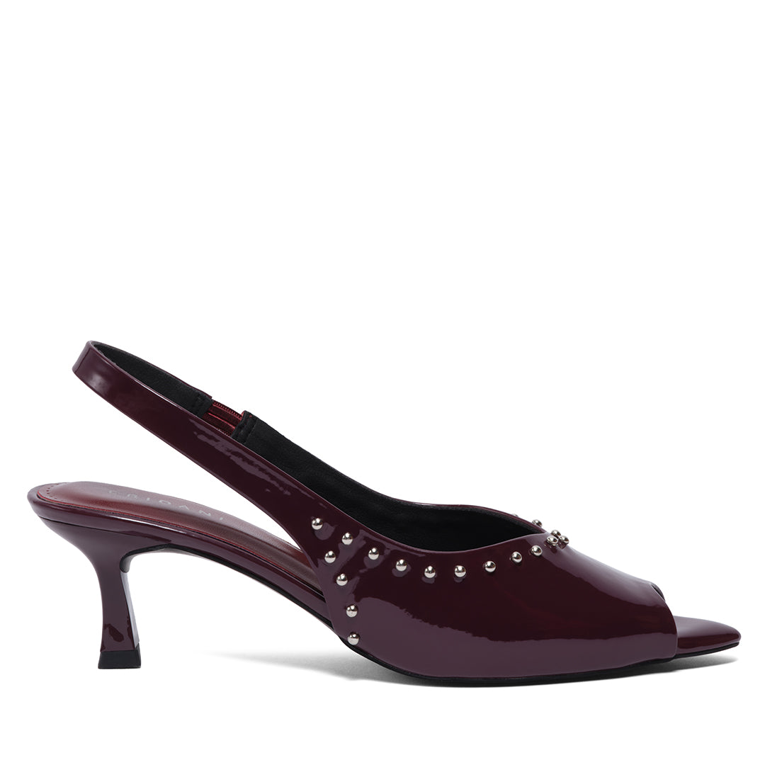 Wreath Studded Heels