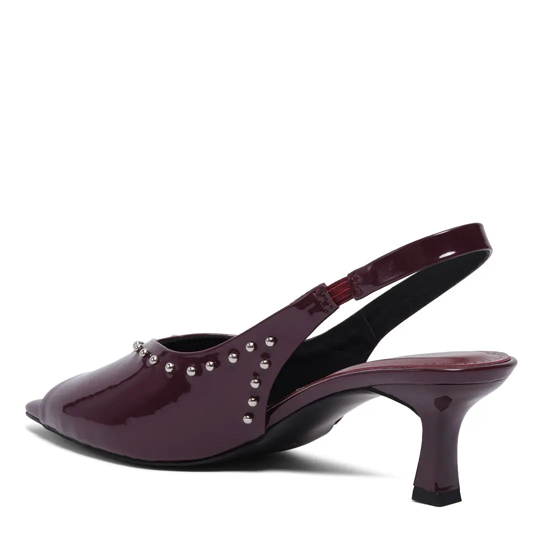 Wreath Studded Heels Bless Corporation