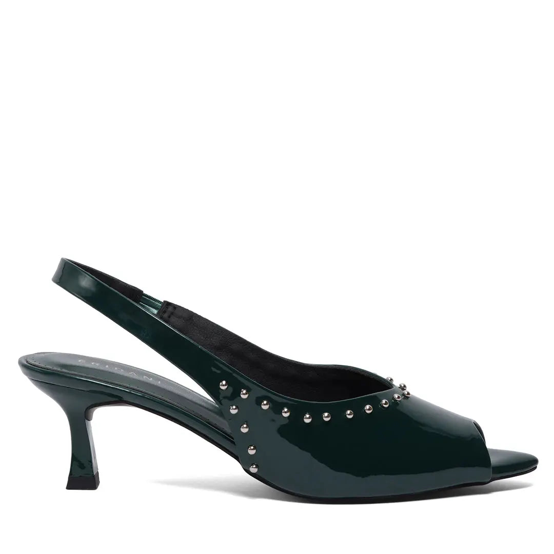 Wreath Studded Heels Bless Corporation